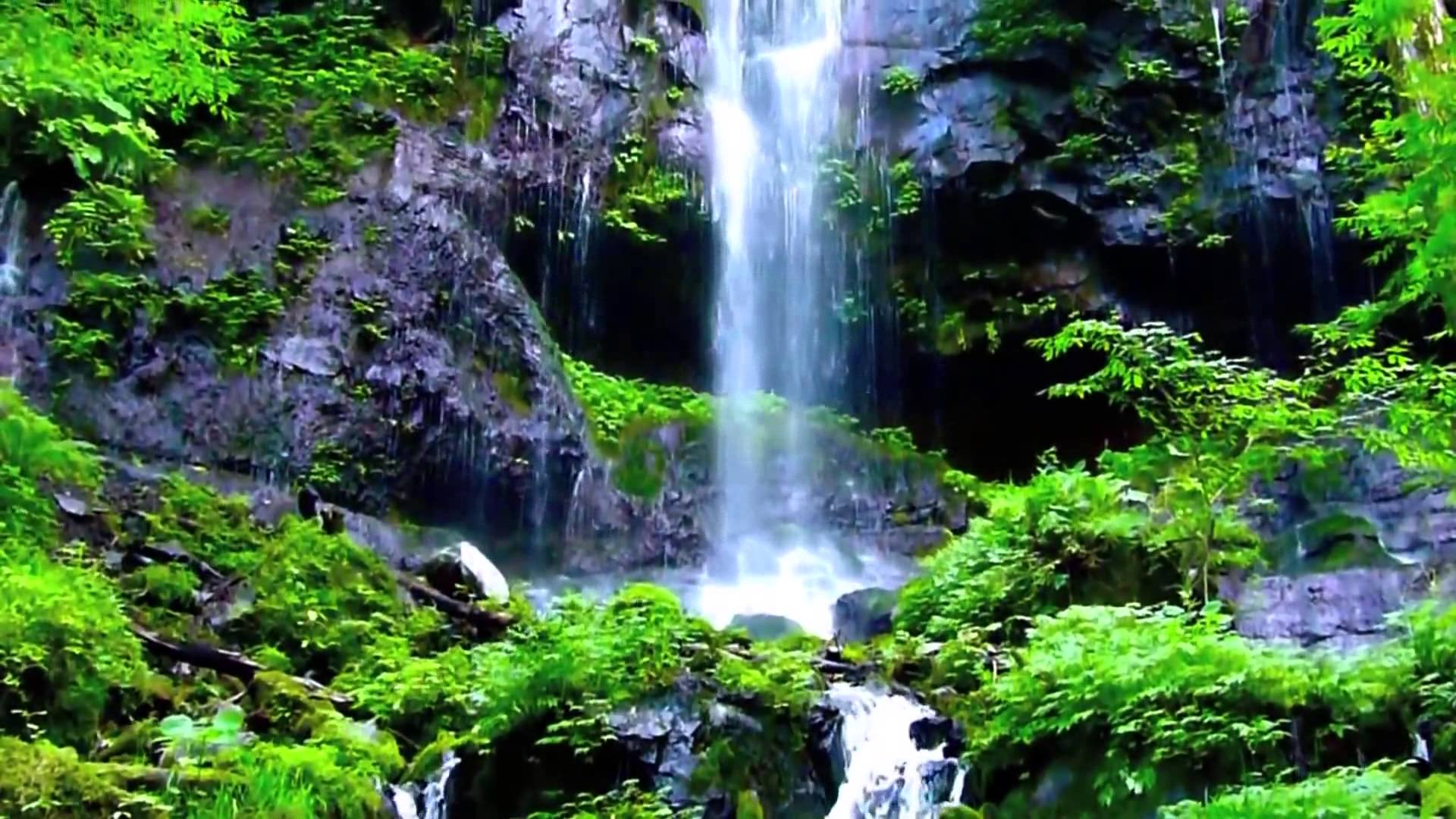 Mountain - Waterfall 7 - Video Background HD 1080p - YouTube