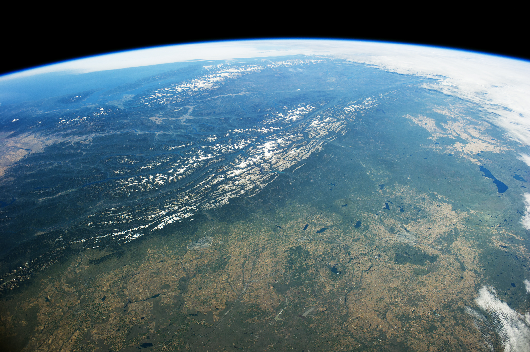 These Are The Rocky Mountains As Seen From Space