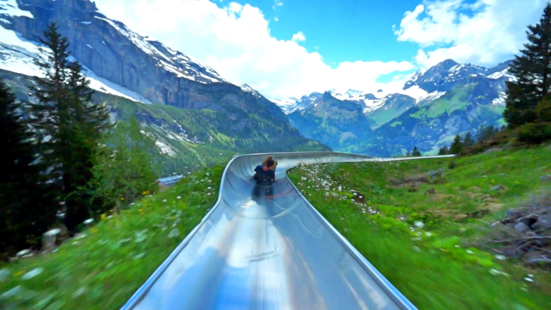 Switzerland Mountain Coaster - YouTube
