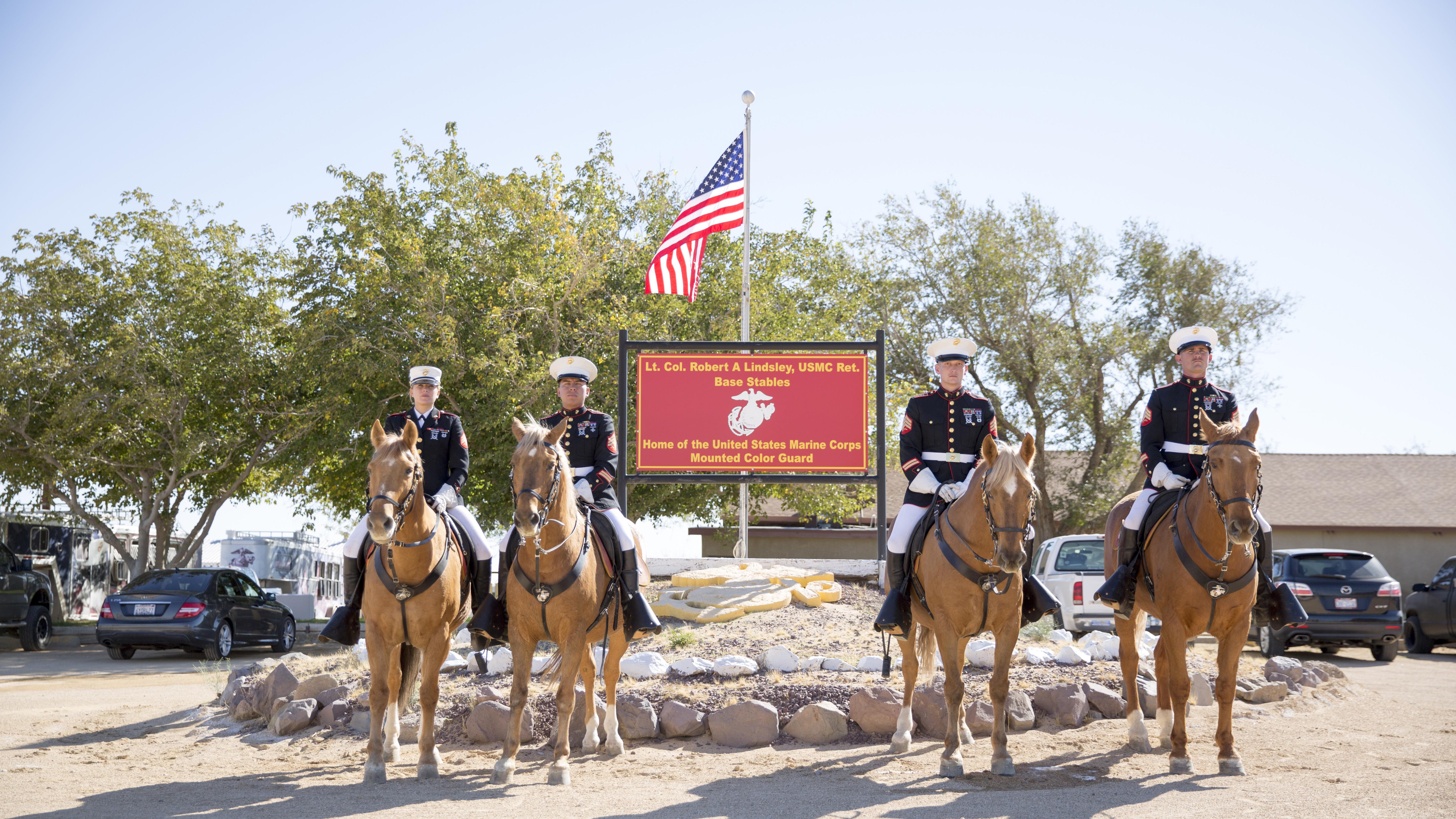 Marine Corps' last Mounted Color Guard enters its 50th year > The ...