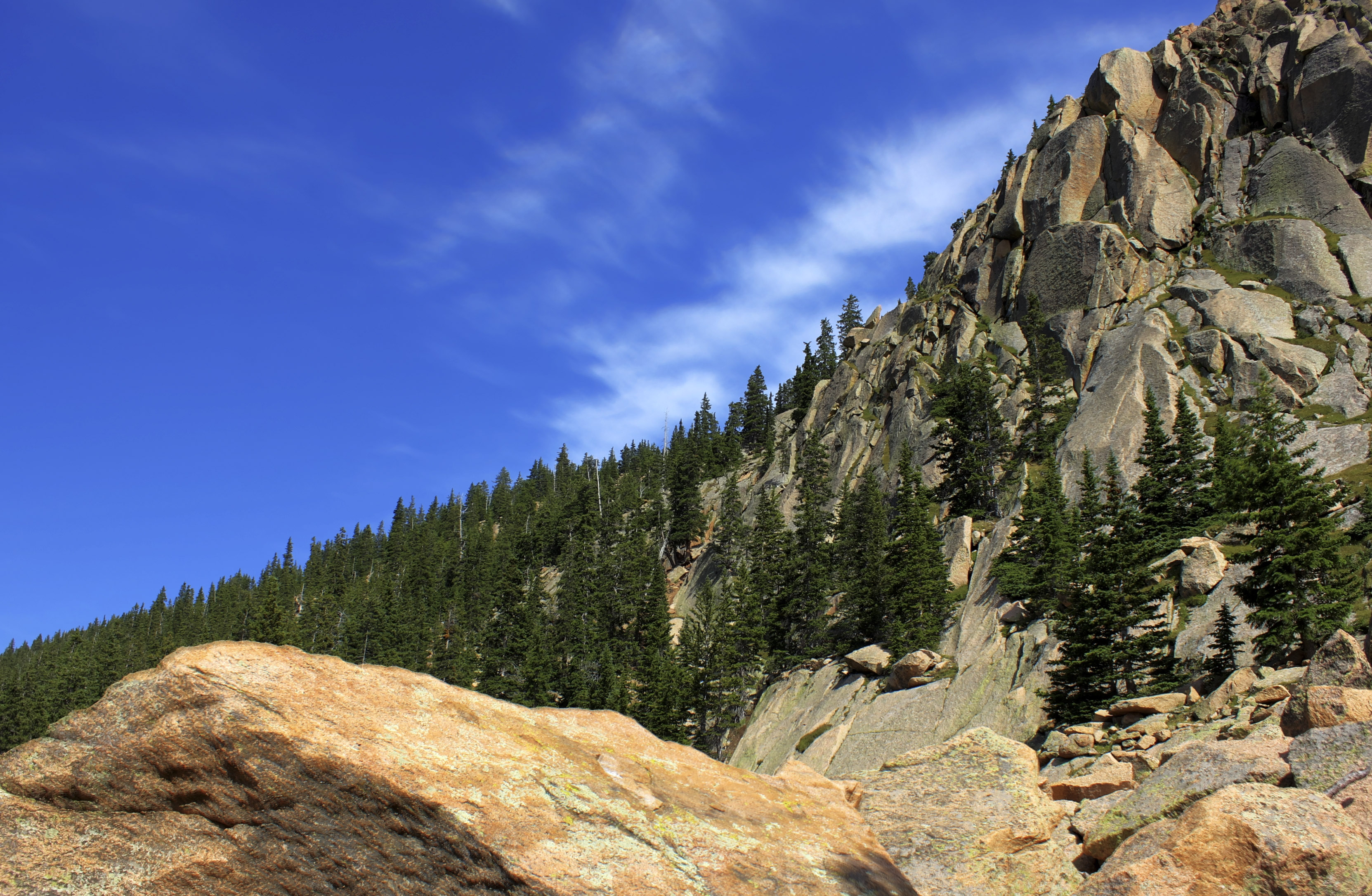 Mountainside at Pikes Peak, Colorado image - Free stock photo ...