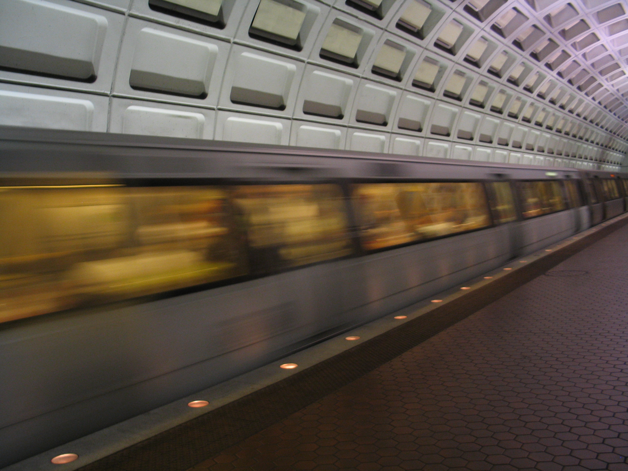 Metro Moving Train