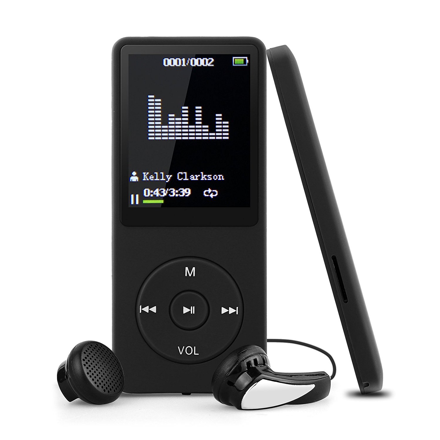 Amazon.com: Mp3 Player, Swees 8GB MP3 Music Player 70 Hours Playback ...