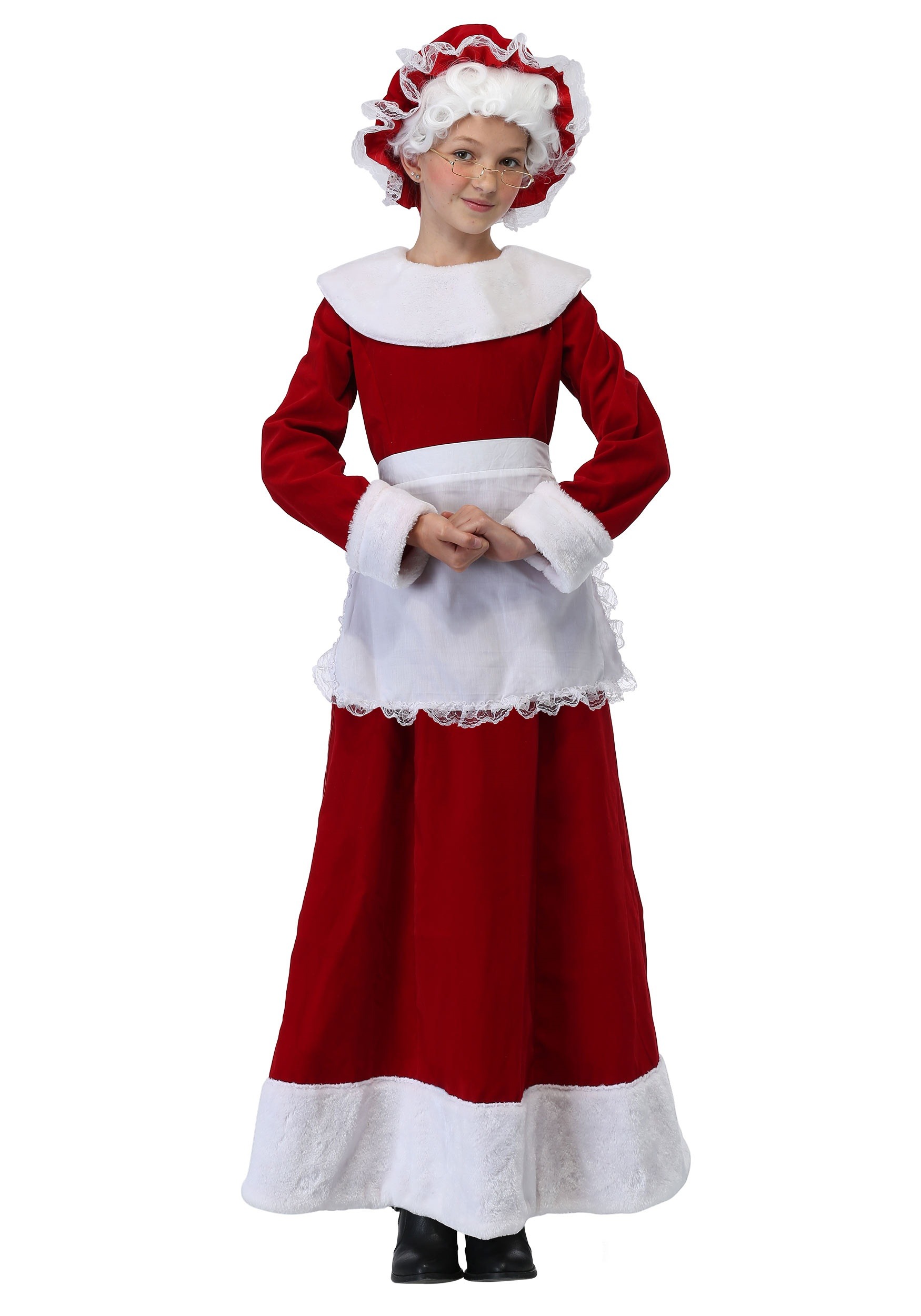 Mrs. Claus Costume for Girls