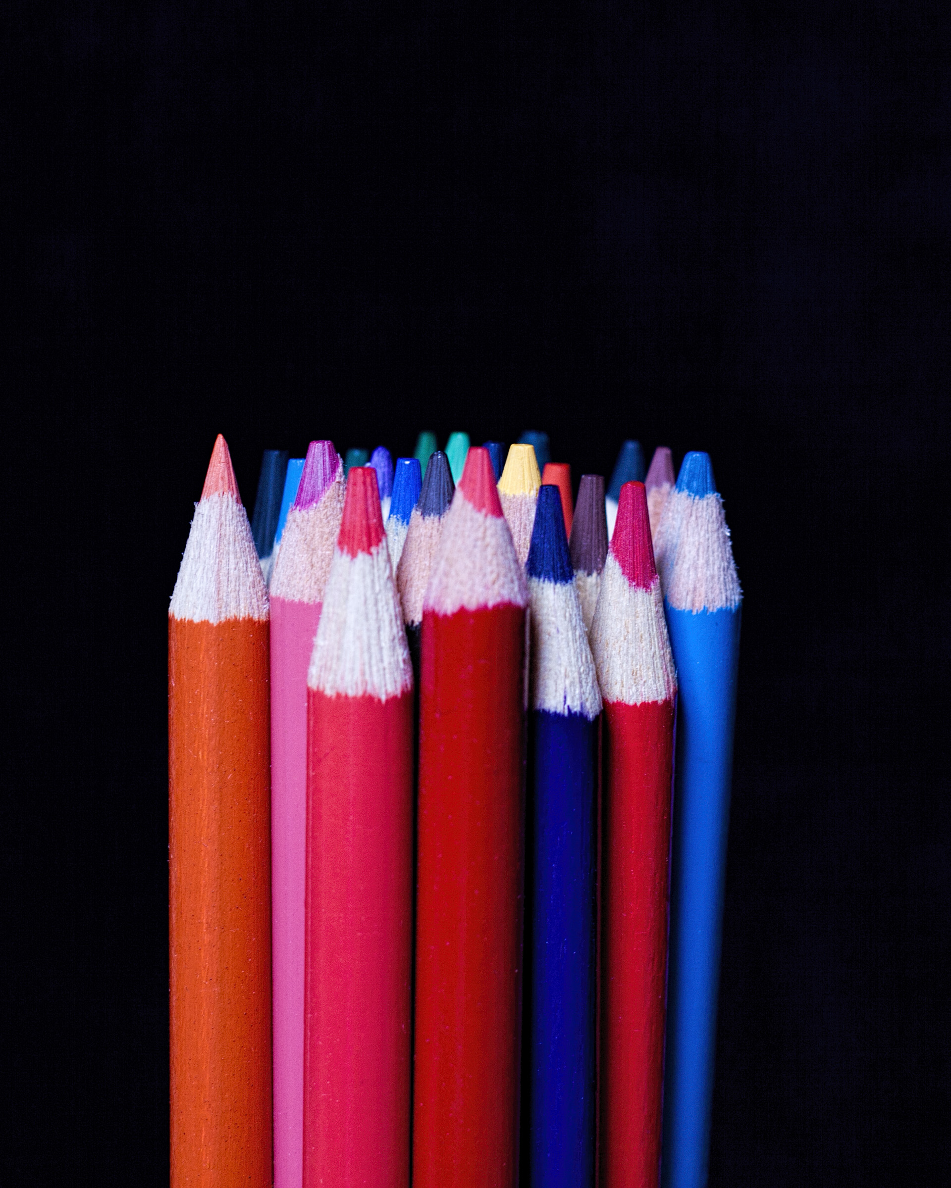 Multi-color pencils photo