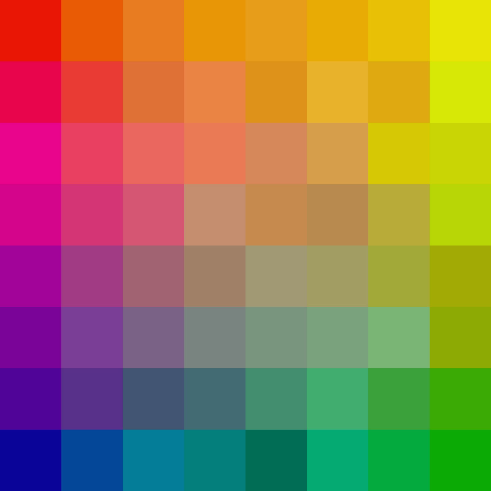 What's a simple way to make a perfect multi-colored tile grid in ...