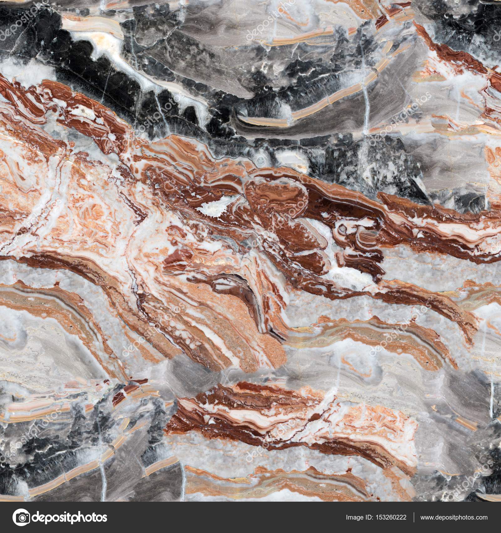 Multicolored marble texture for design. Seamless square backgrou ...