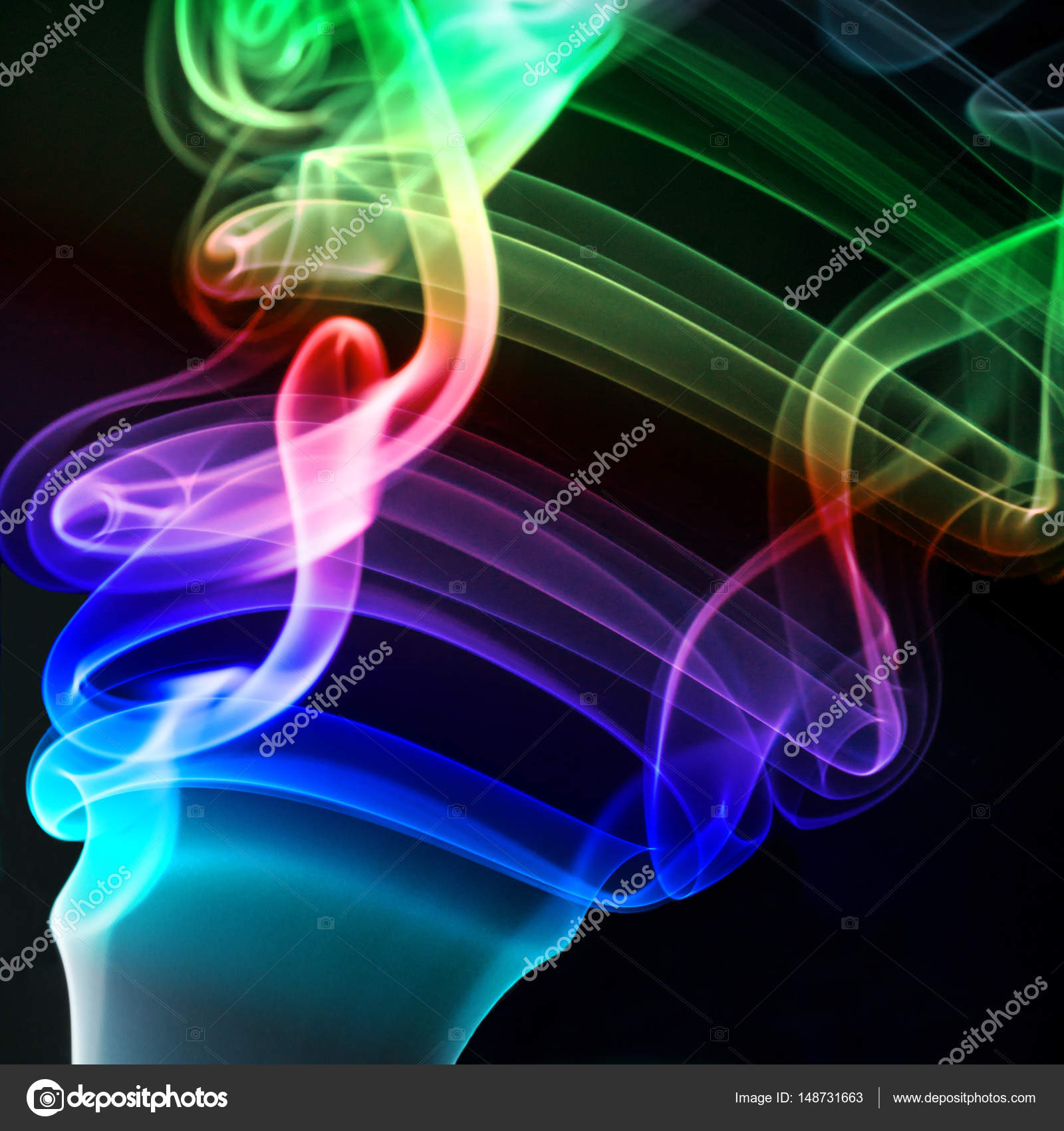 Multicolored smoke abstract — Stock Photo © dexterous #148731663
