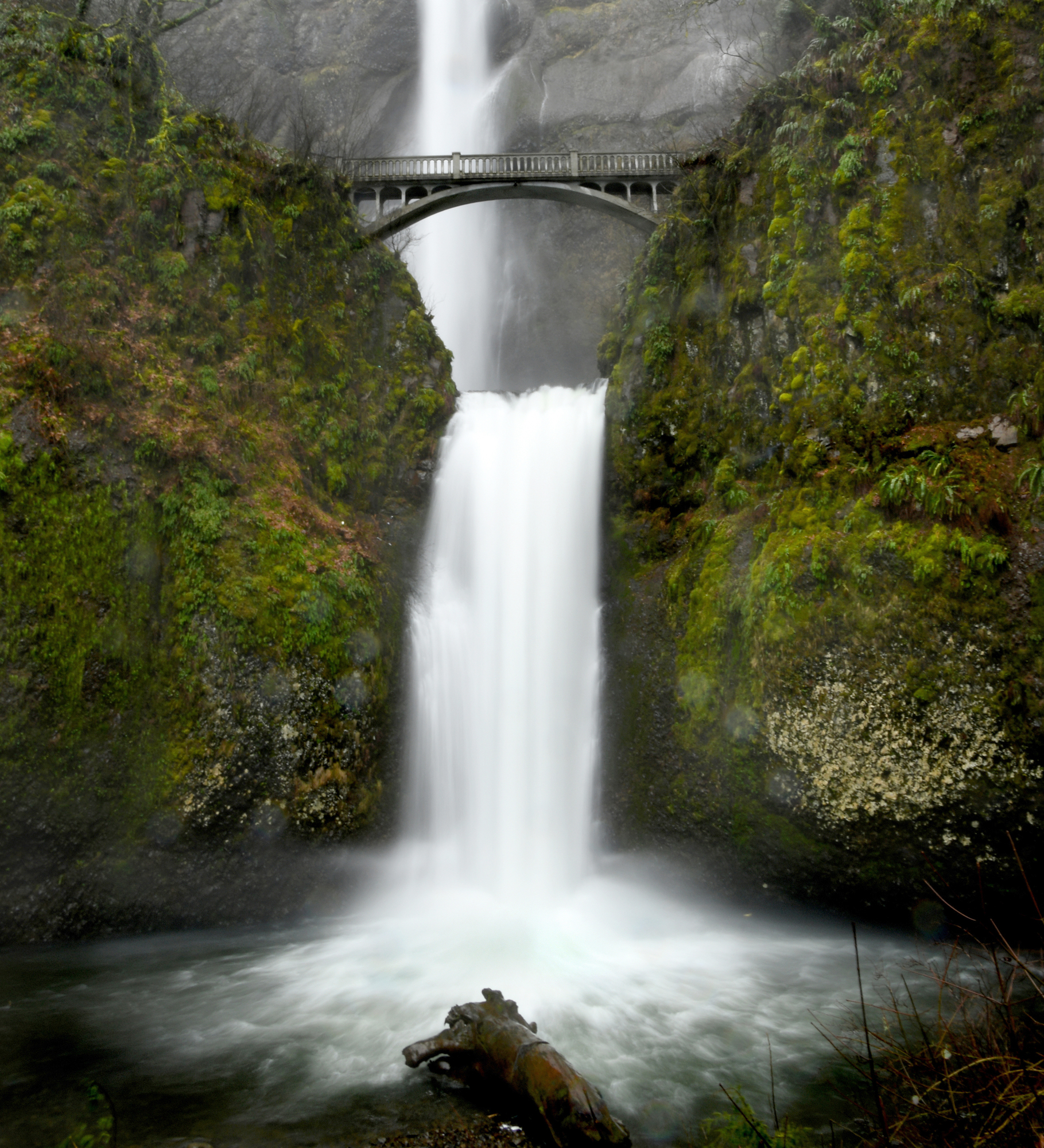 A gushing beauty: Multnomah Falls in Oregon's Columbia River Gorge ...