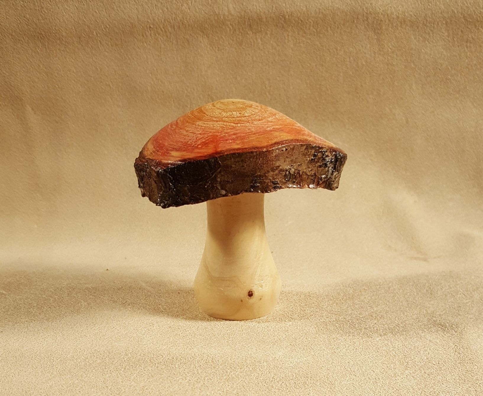 Mediterranean Cypress Turned Mushroom #4 with Sunburst Cap | My ...