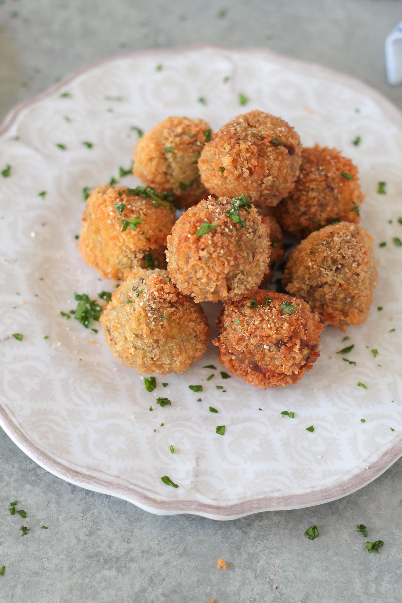 Mushroom and Goat Cheese Croquettes - Le Petit Eats