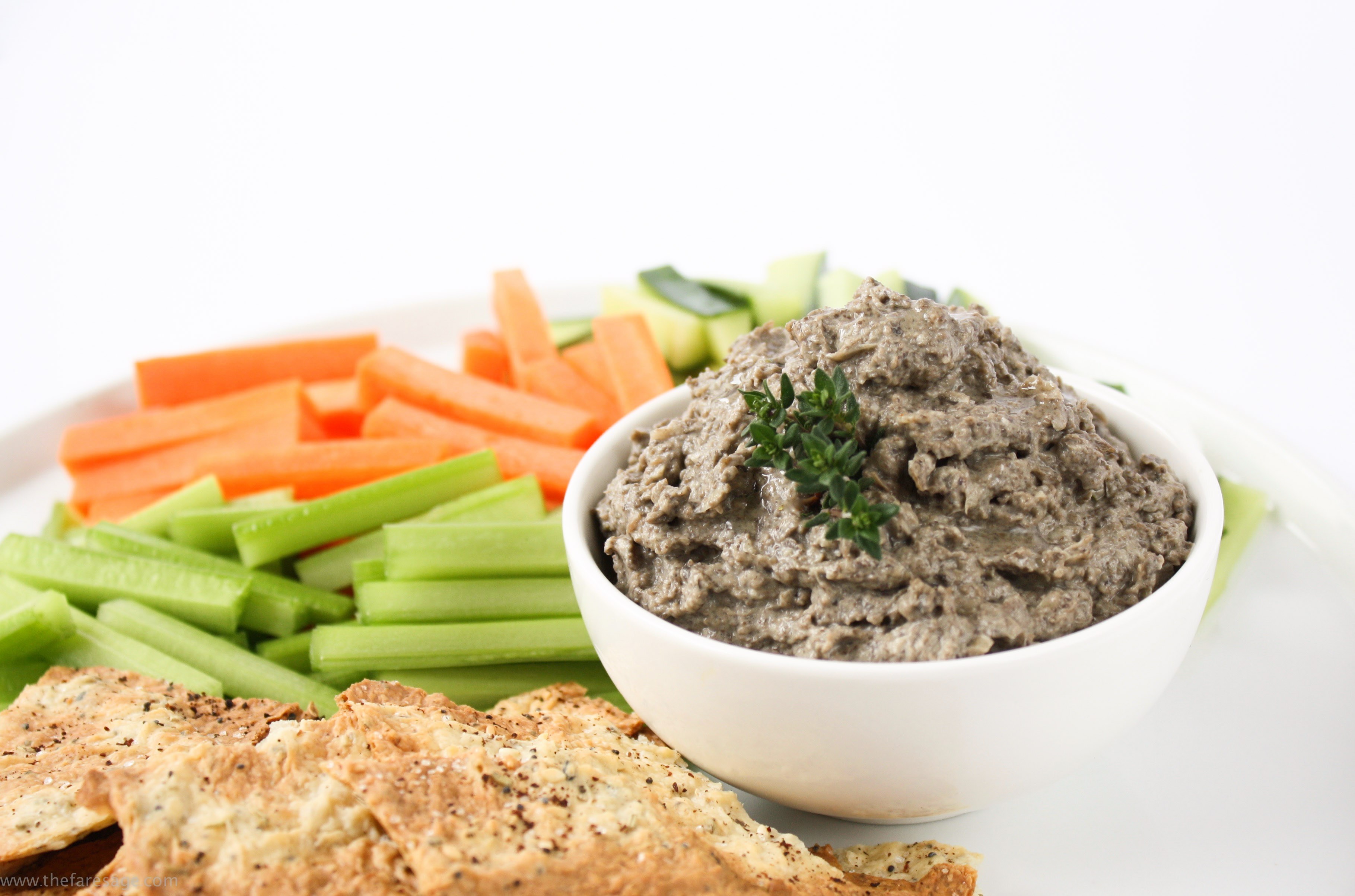 Mushroom pate with thyme and garlic | The Fare Sage