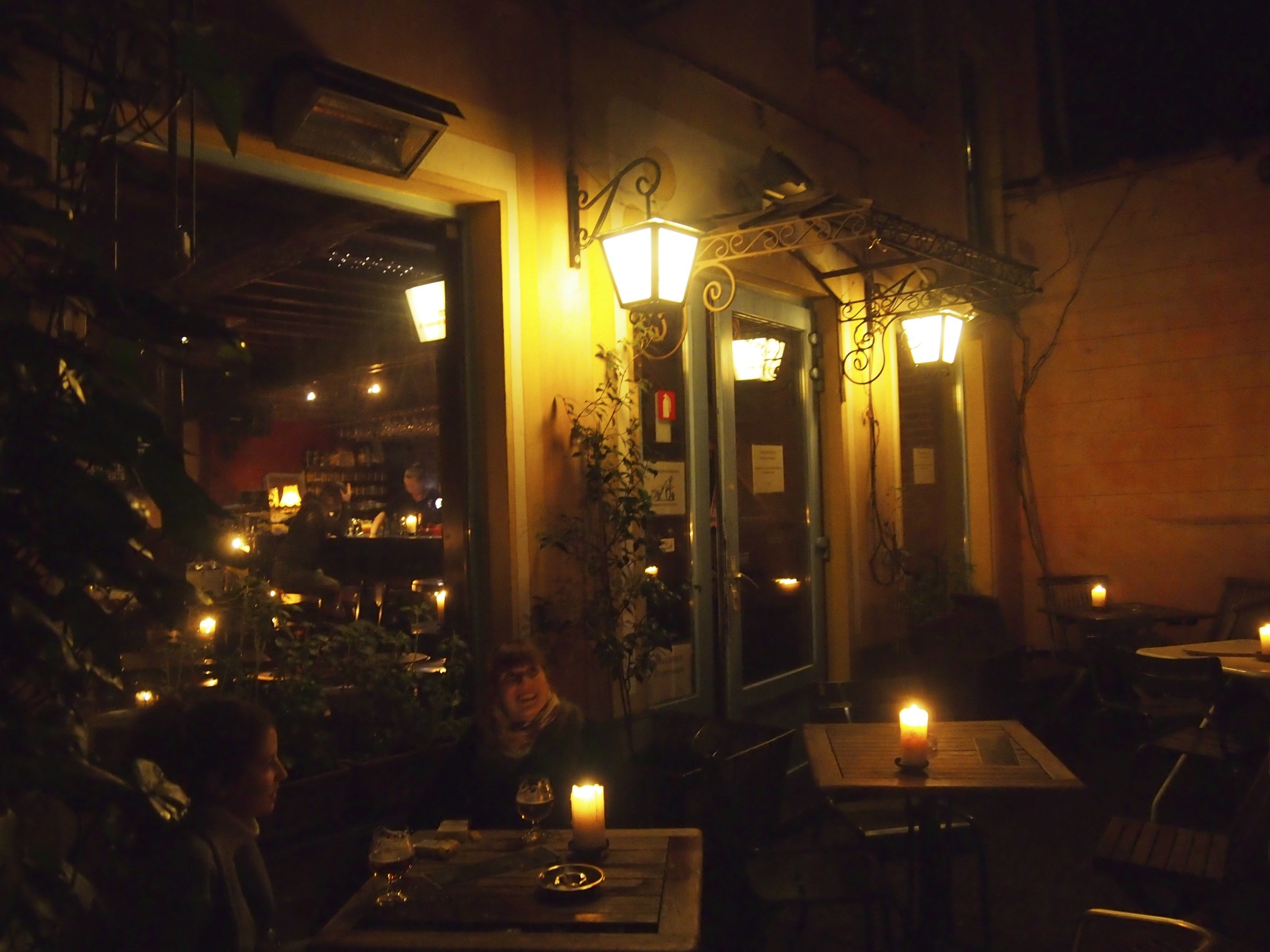Music bar in ghent, belgium photo