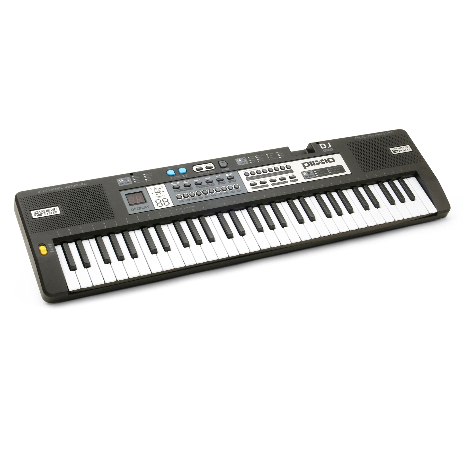 Plixio 61 Key Mid-Size Electric Piano Keyboard with Electronic Music ...