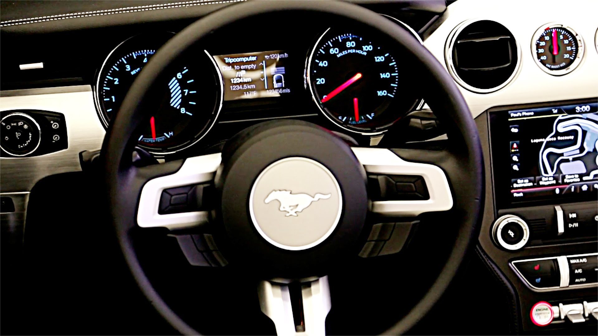 NEW 2015 Ford Mustang INTERIOR - YouTube