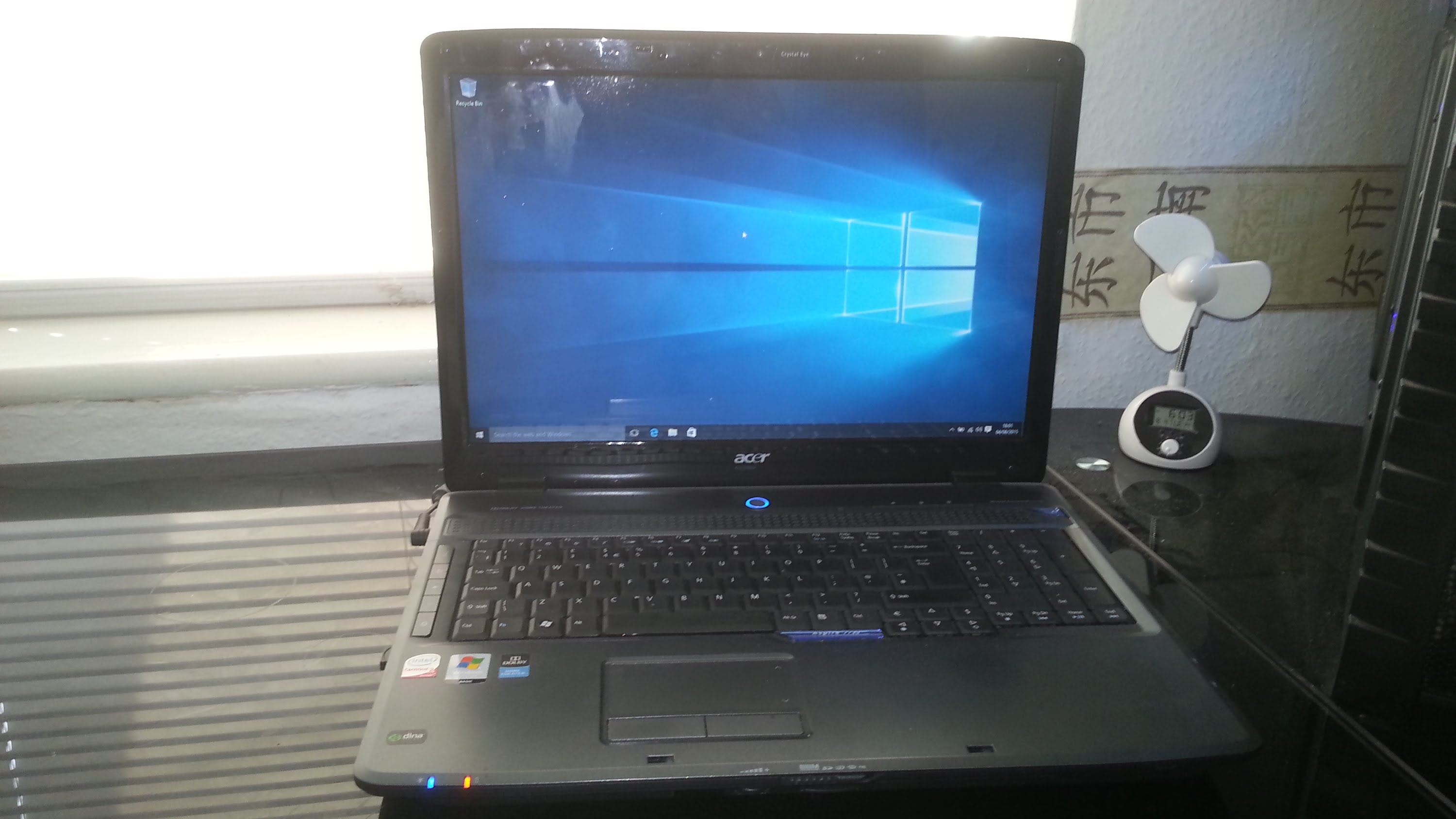 My Acer Aspire 7730 Laptop PC Running Microsoft Windows 10 Pro 64 ...