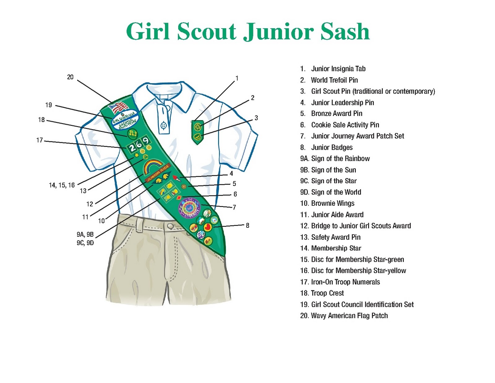 Junior Girl Scout Images | Junior Sash and Vest | my girl scouts ...