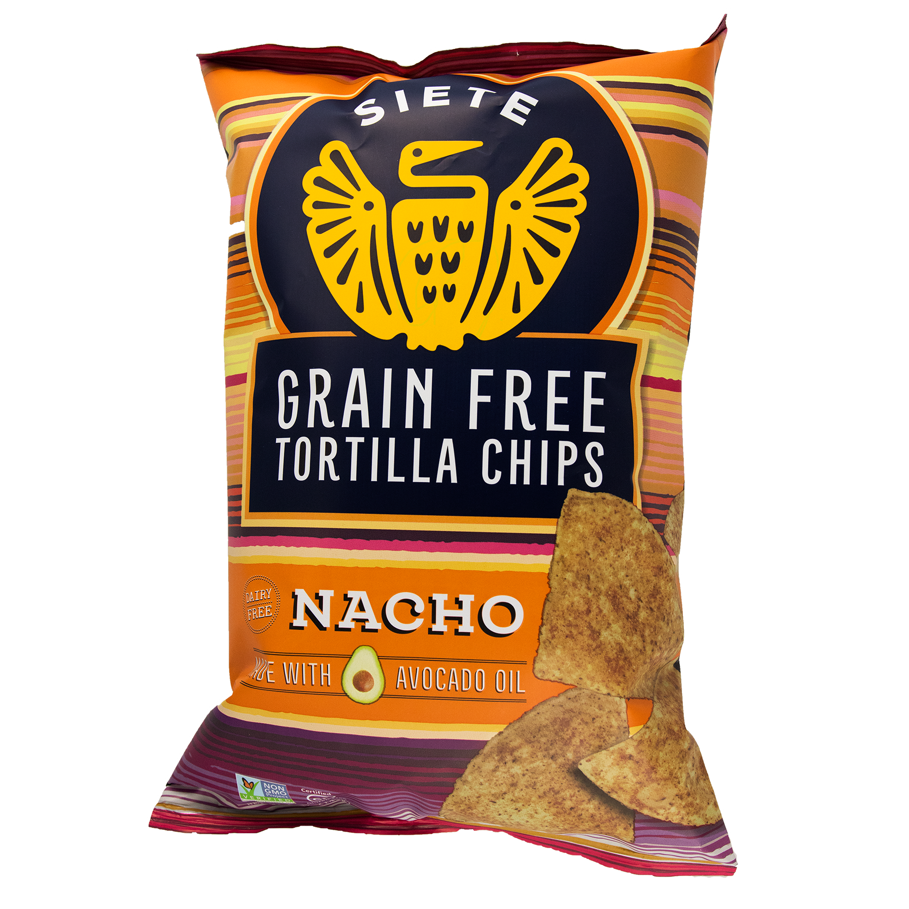 Nacho Grain Free Tortilla Chips - 6 Bags | Siete Family Foods