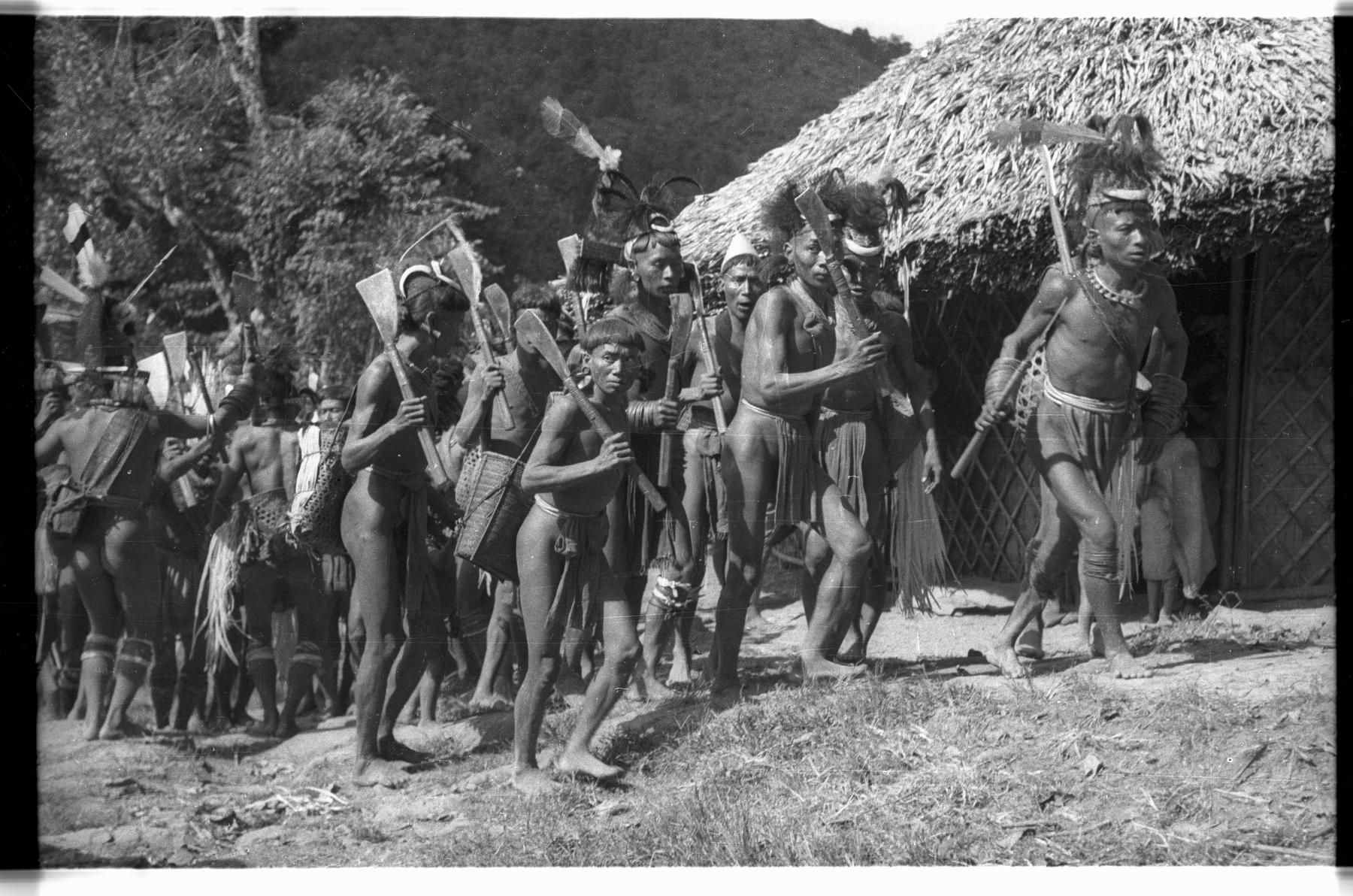 Naga Head-hunters' dance, North East India, 1936. | NAGA | Pinterest ...
