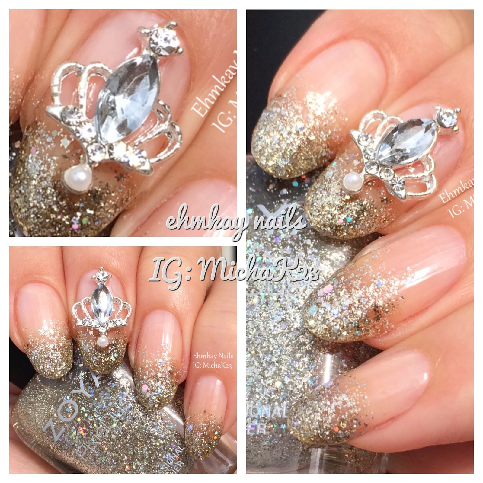 ehmkay nails: Lady Queen Nail Jewelry: Queen's Crown