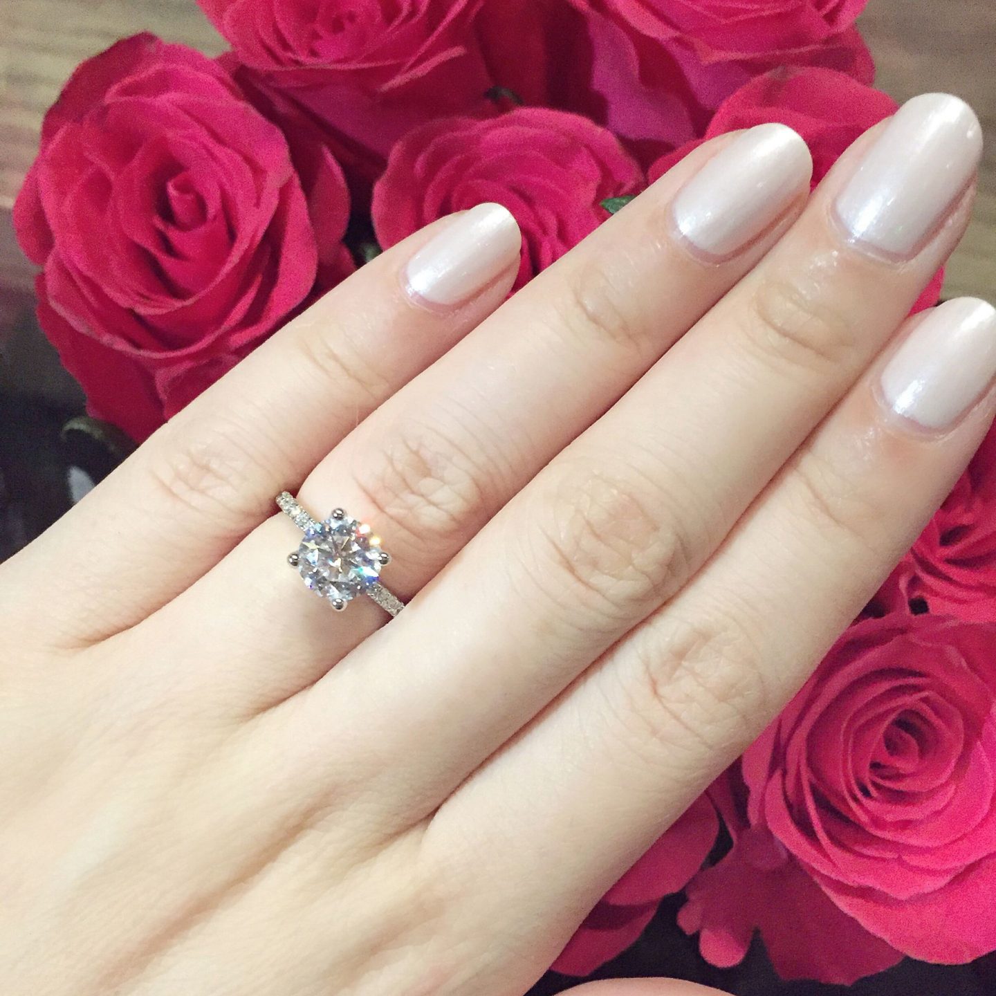 The Prettiest Pink 'Engagement Ring' Nail Polishes! - Chase Amie
