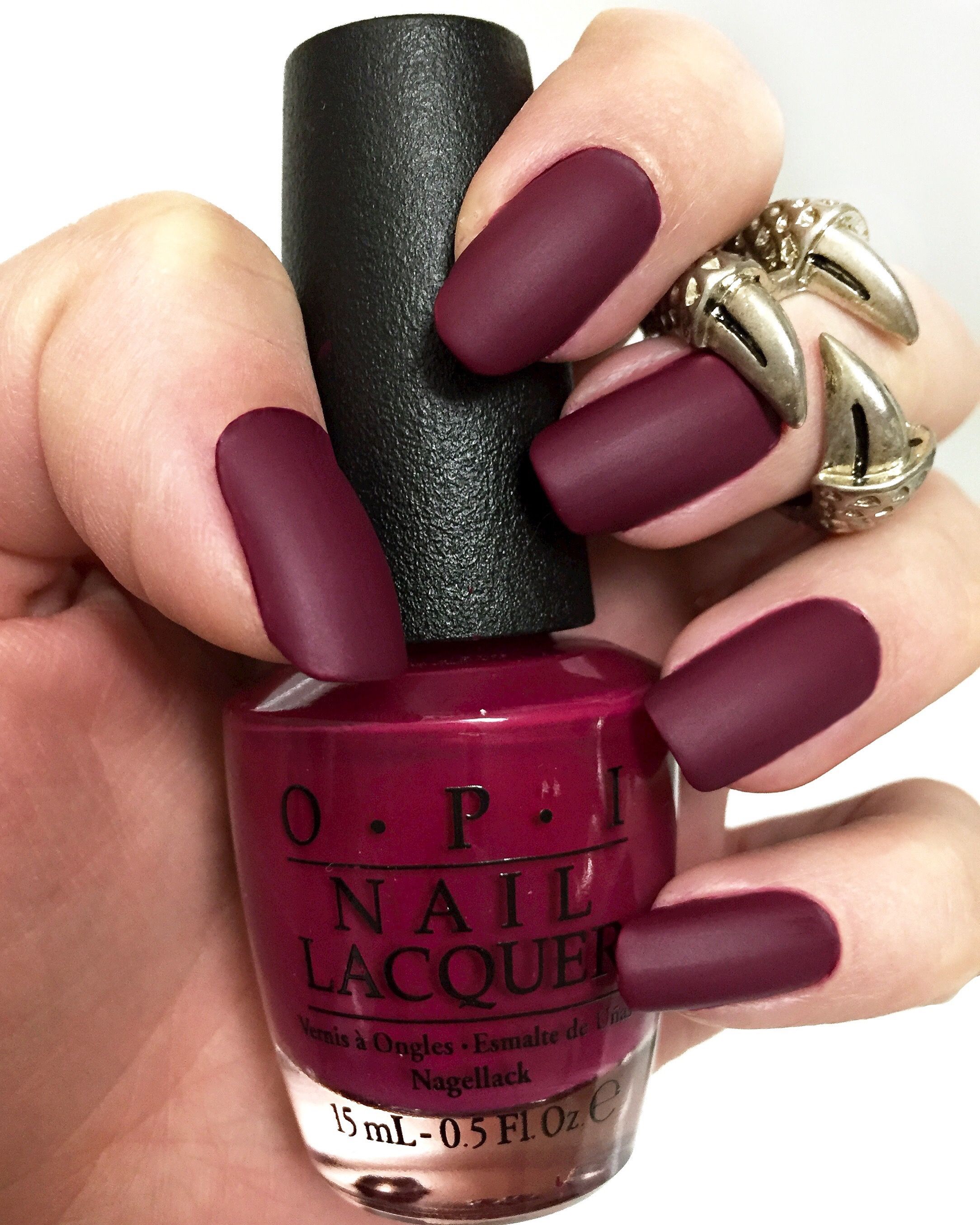Just finished painting my nails! A gorgeous maroon matte <3 I ...