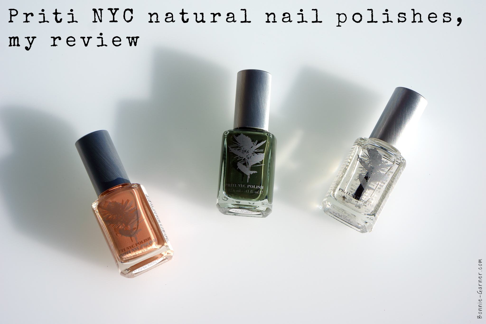 Priti NYC natural nail polishes, my review | Bonnie Garner ...