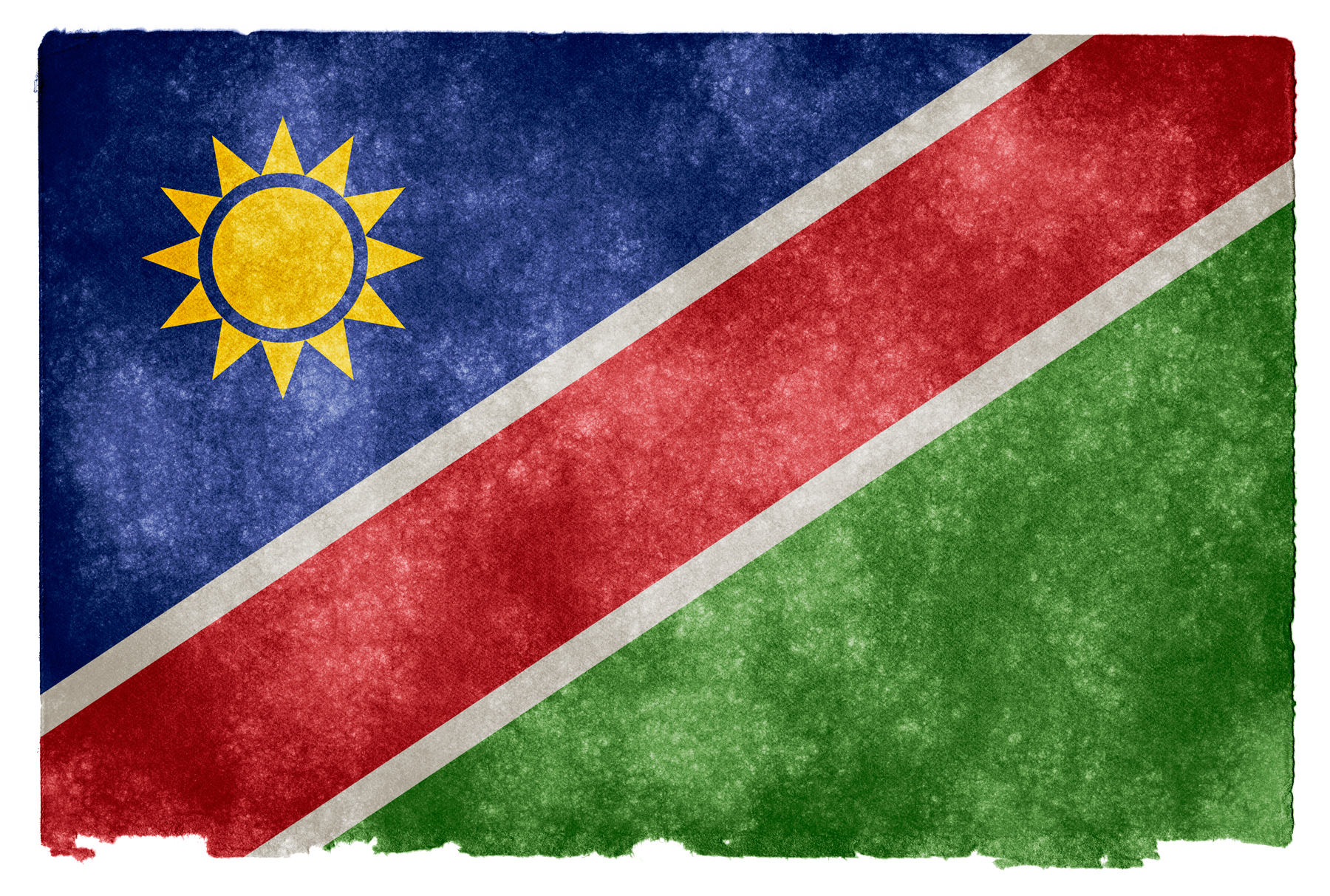 Namibia grunge flag photo