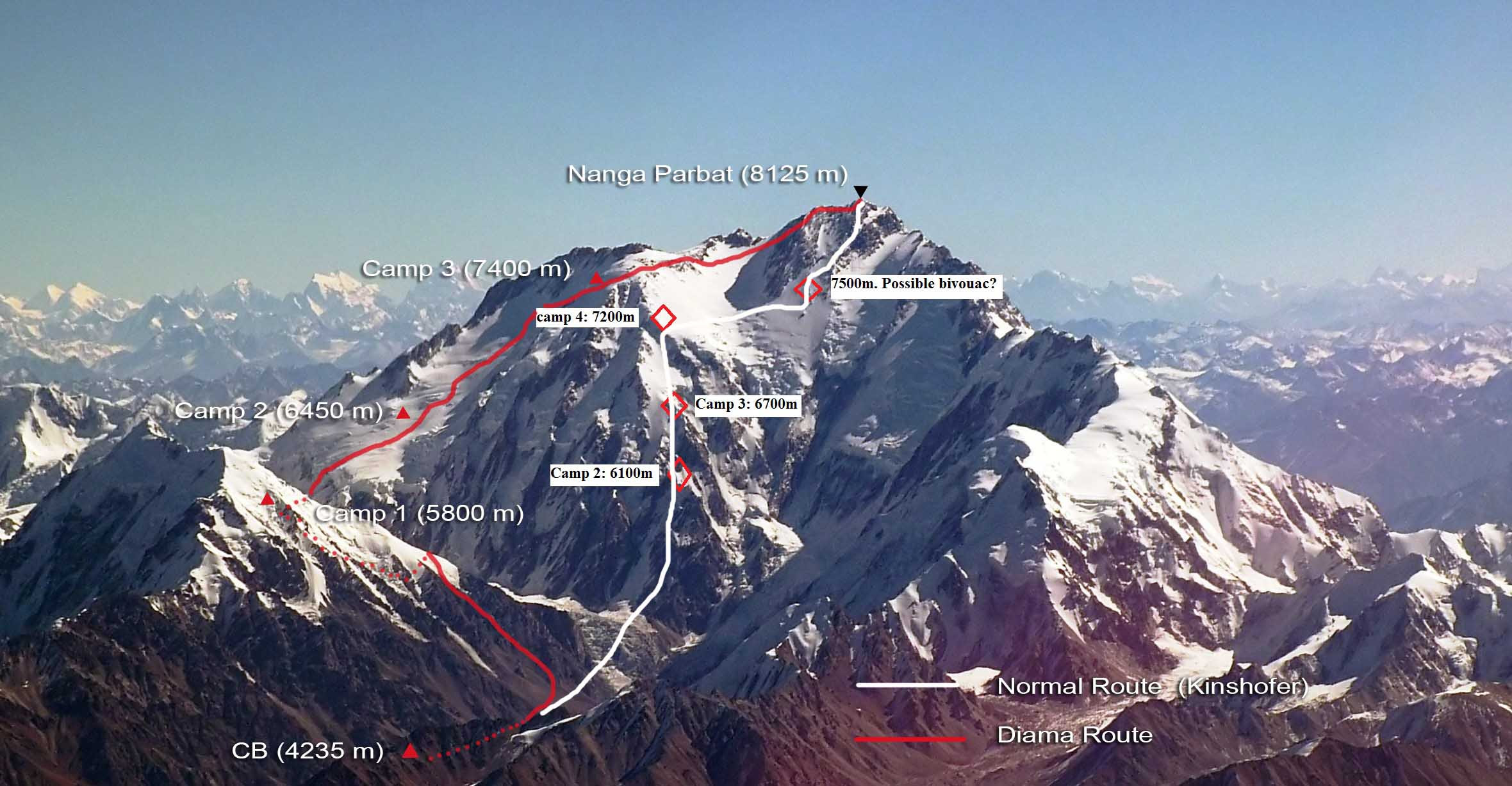 Nanga Parbat New Route Attempt Has Commenced