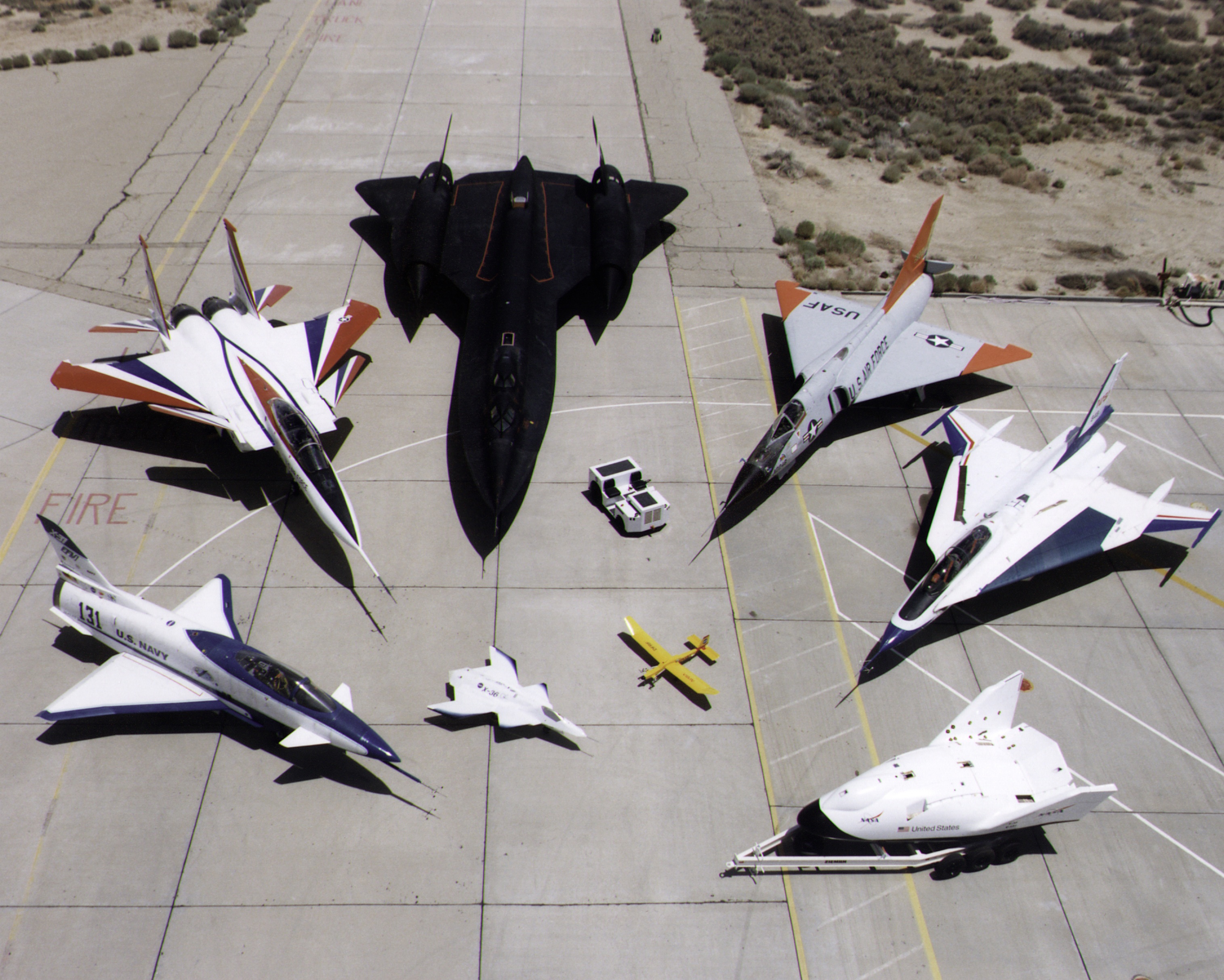 Nasa research aircraft fleet photo