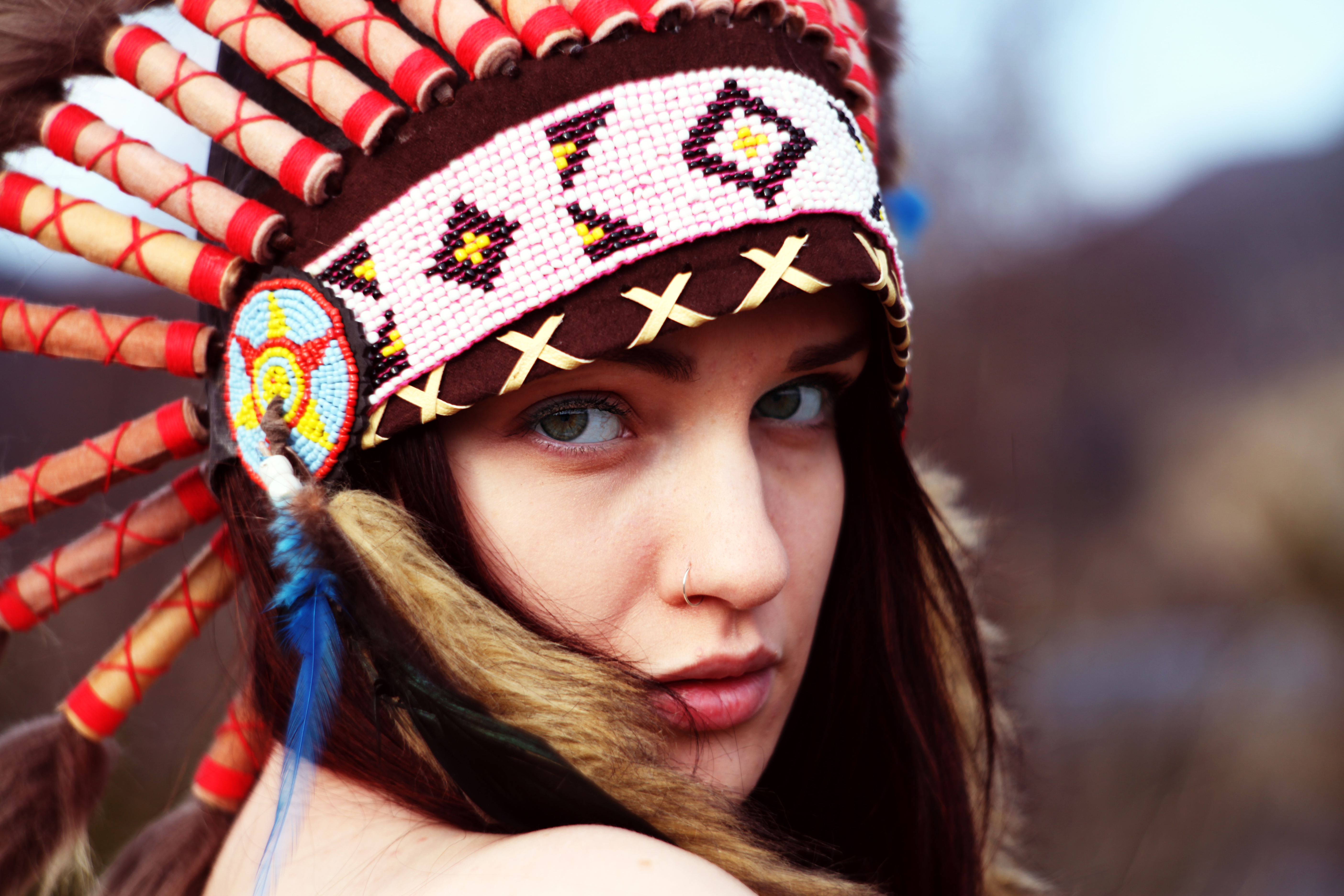 native american girl | Line Kydland