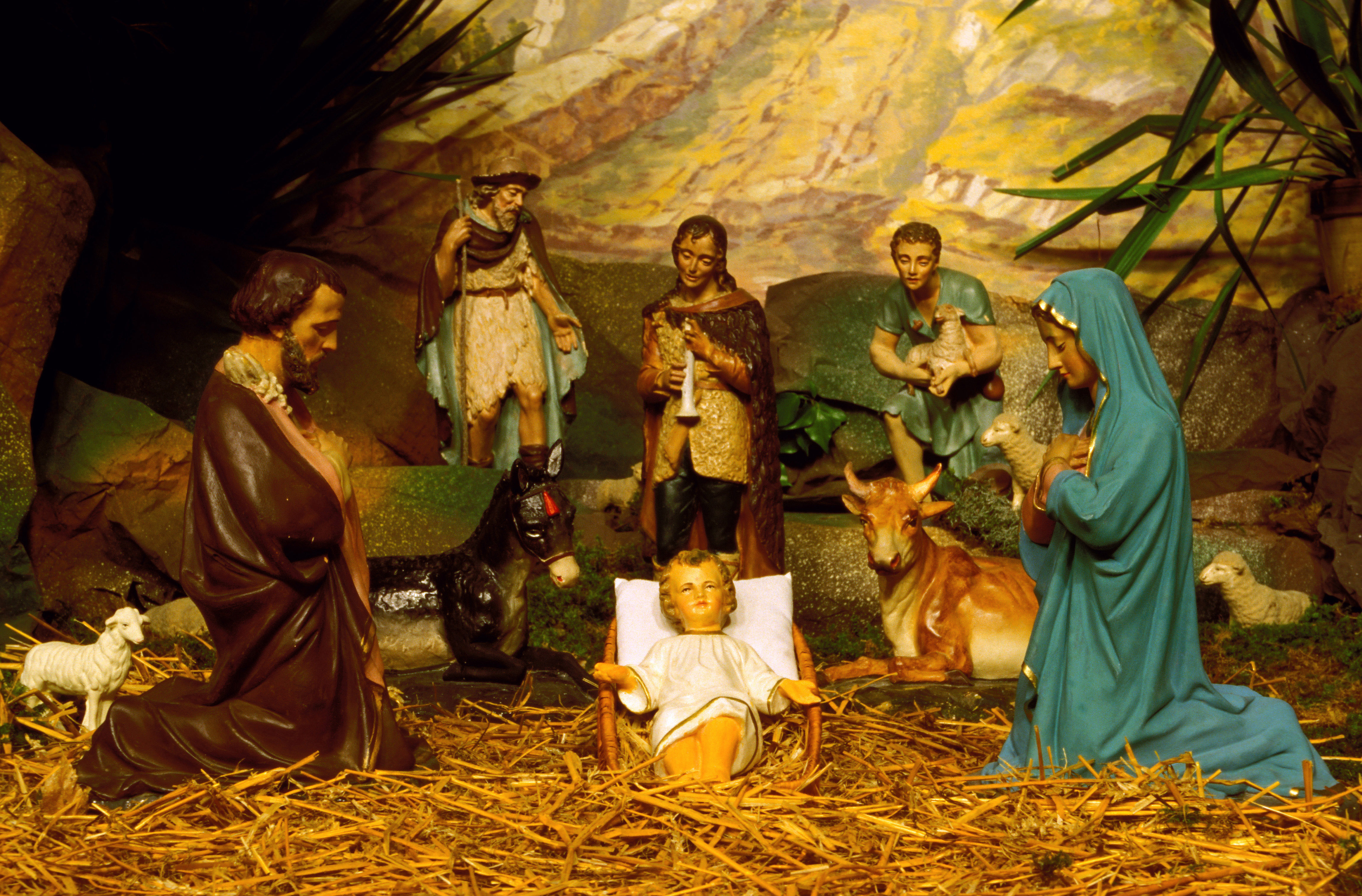 Free Photo Nativity Christmas Scene Christmas Decorations Jesus Free Download Jooinn