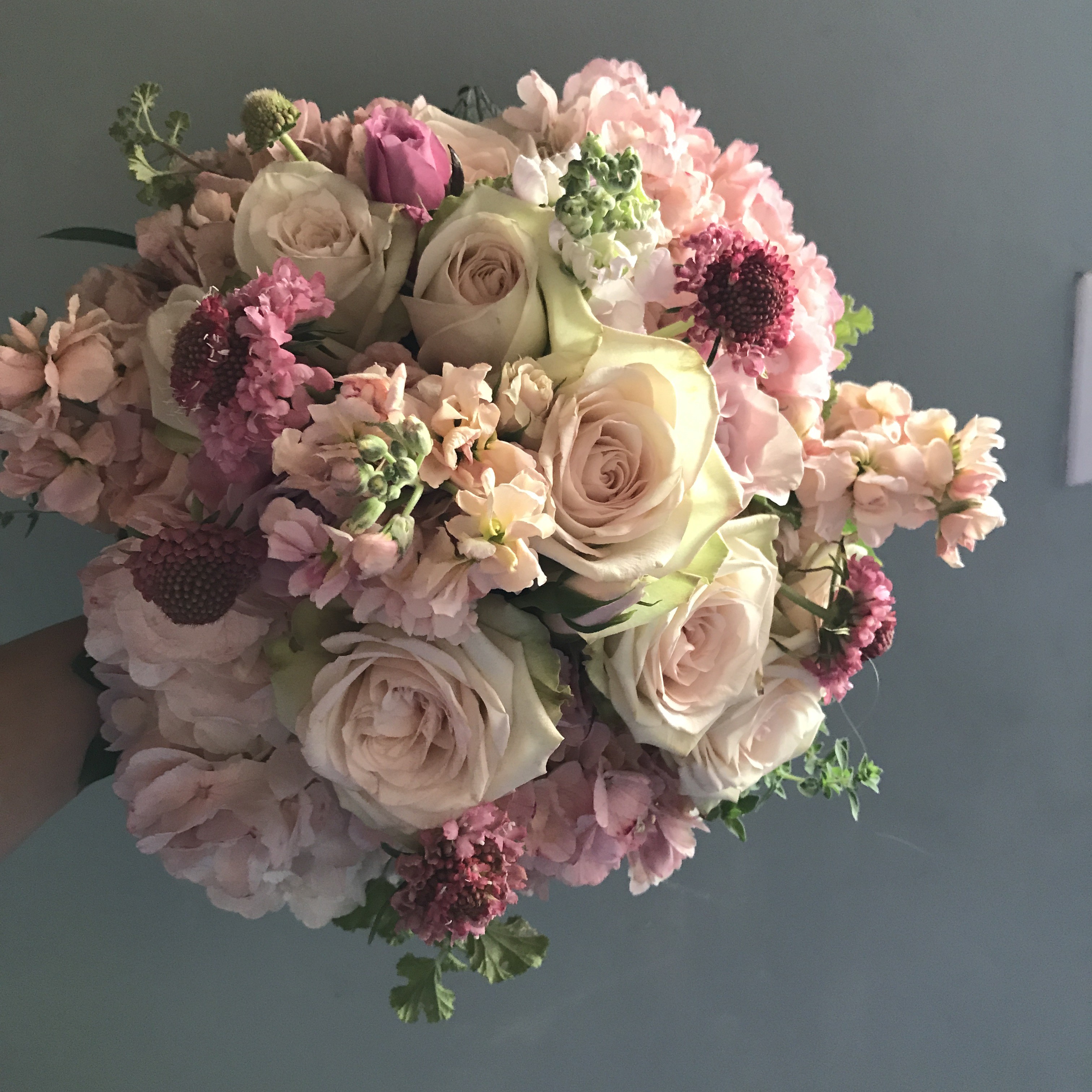 Handtied and natural pastel bouquet in Glendale, CA | Blomst Los Angeles