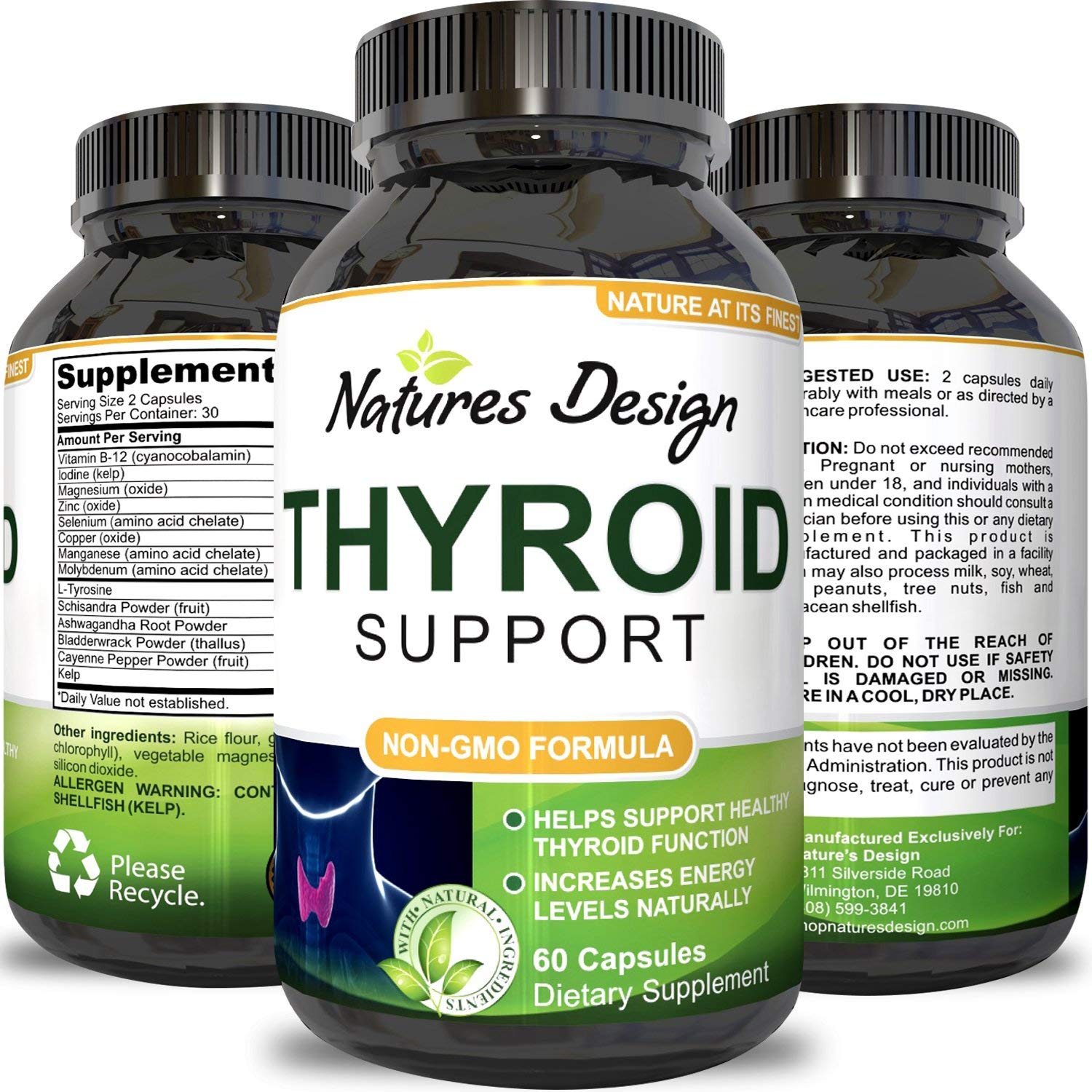 Amazon.com: Thyroid Support - Effective Blend for Weight Control ...