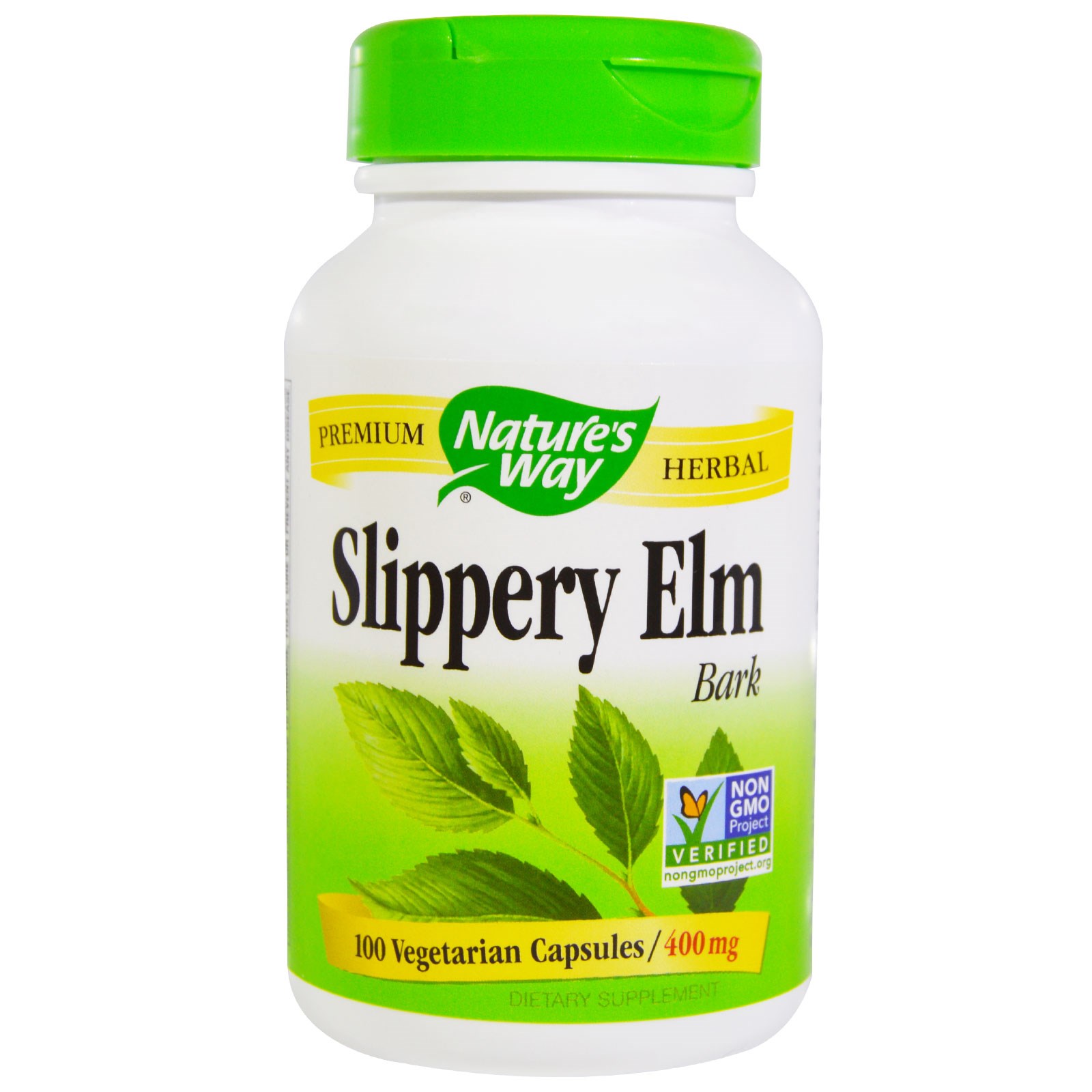 Slippery Elm Bark by Nature's Way 400mg (100 caps) - The Plan