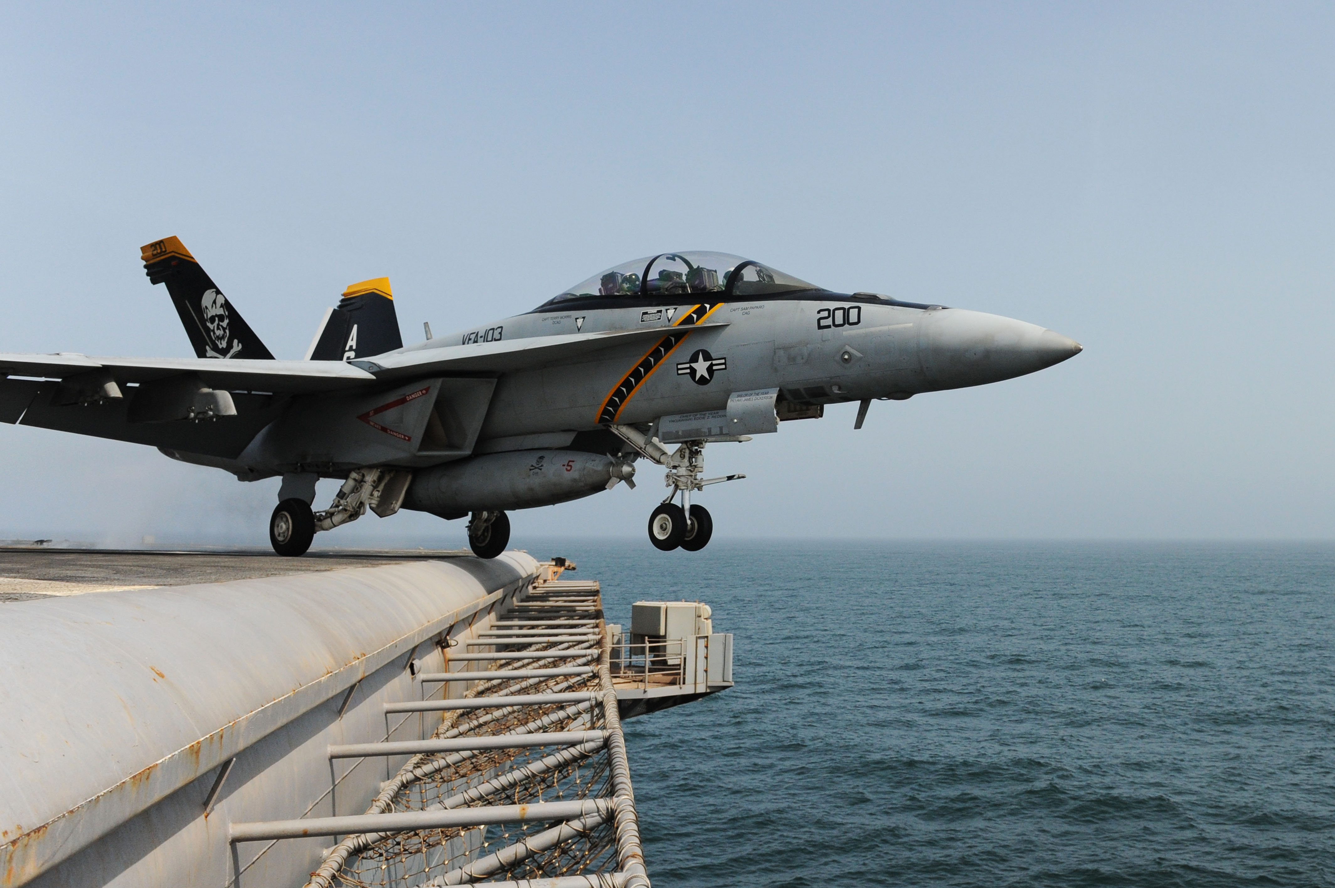 File:Flickr - Official U.S. Navy Imagery - A jet launches from the ...