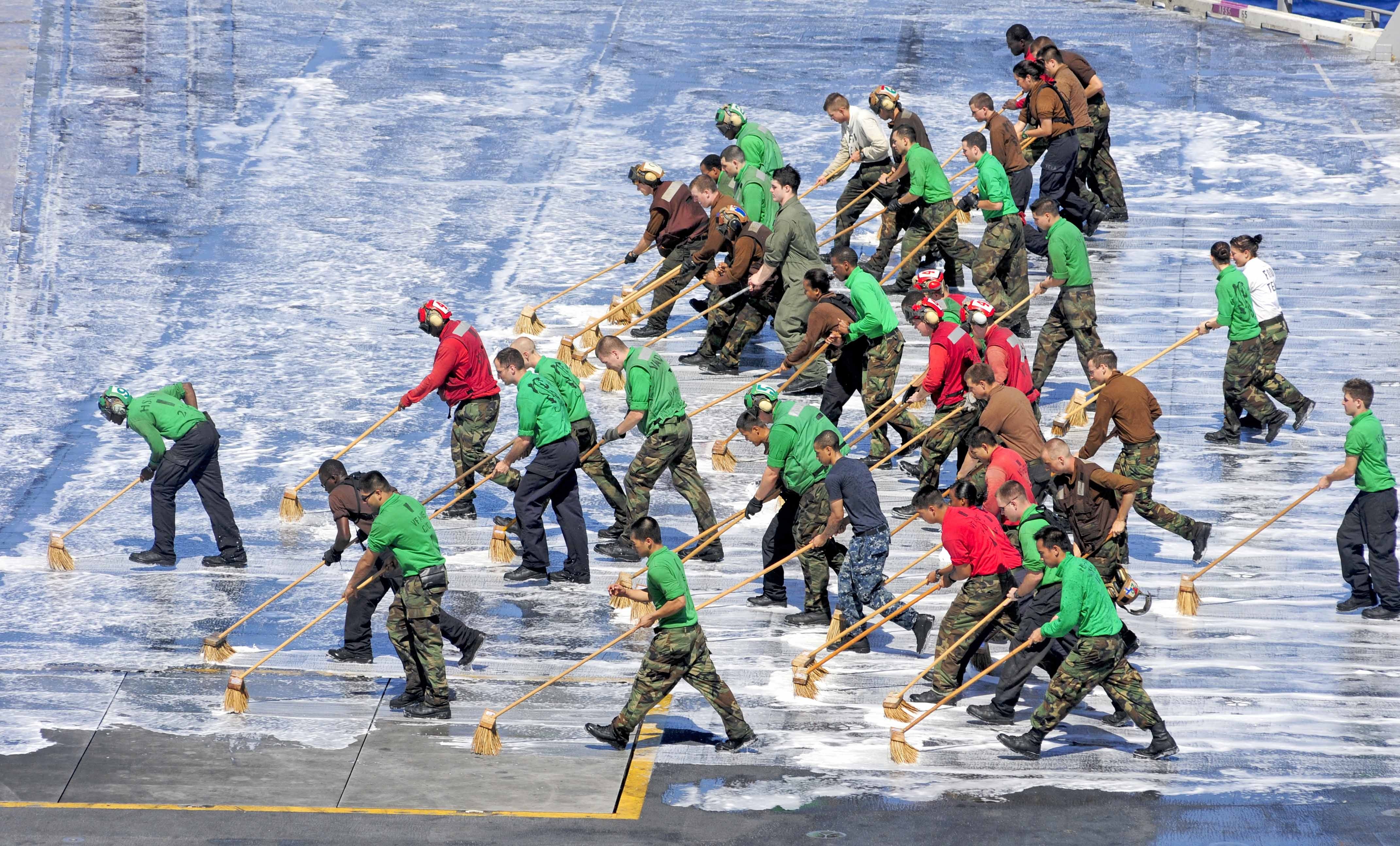 Navy sweepers photo
