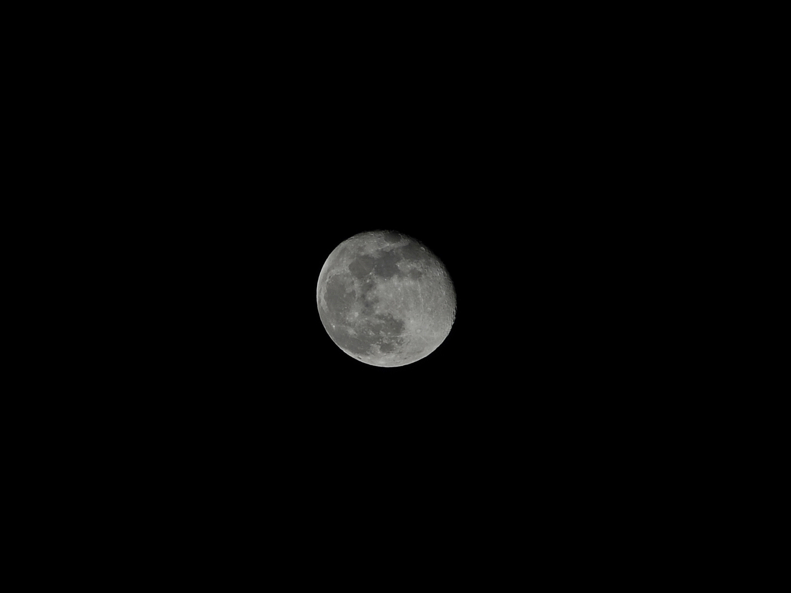 Near full moon december 06, 2006 photo