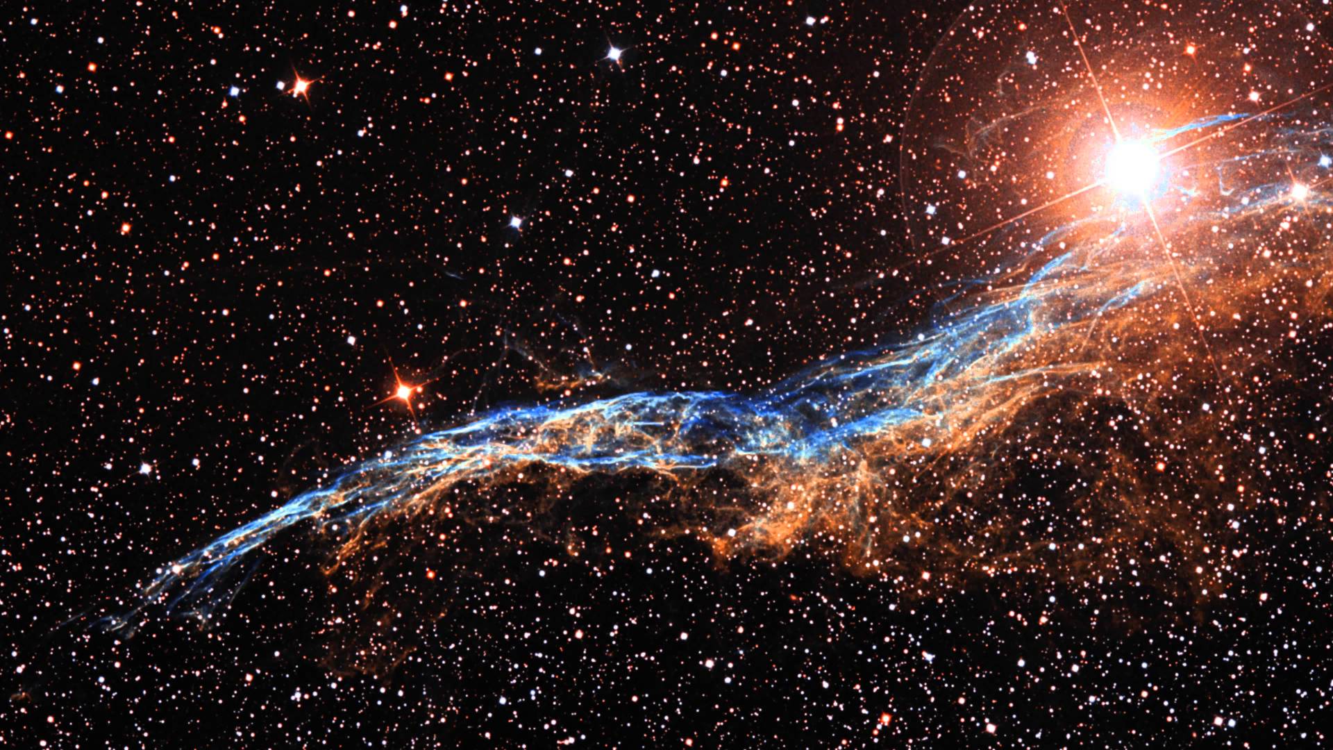 Zooming in on the Veil Nebula - YouTube