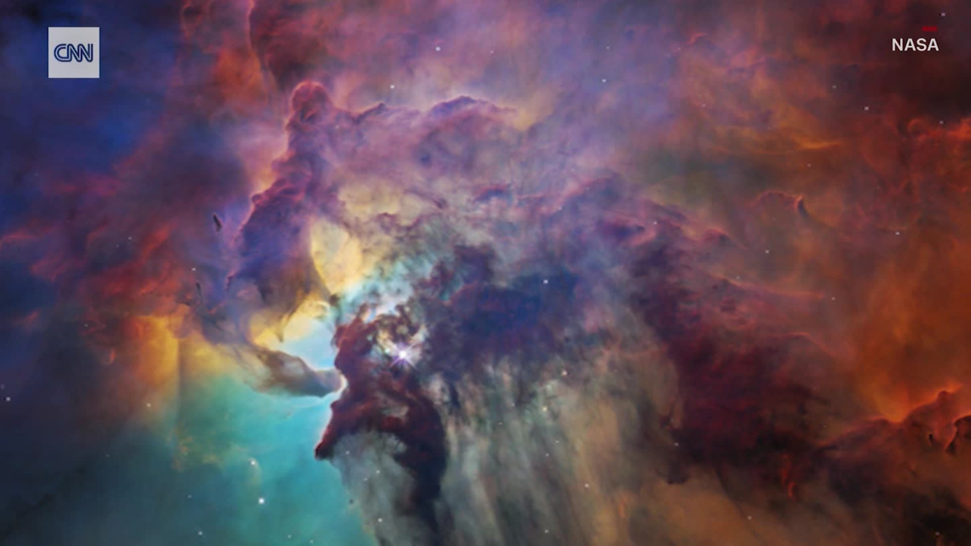 Stunning virtual tour of the Lagoon Nebula - CNN Video
