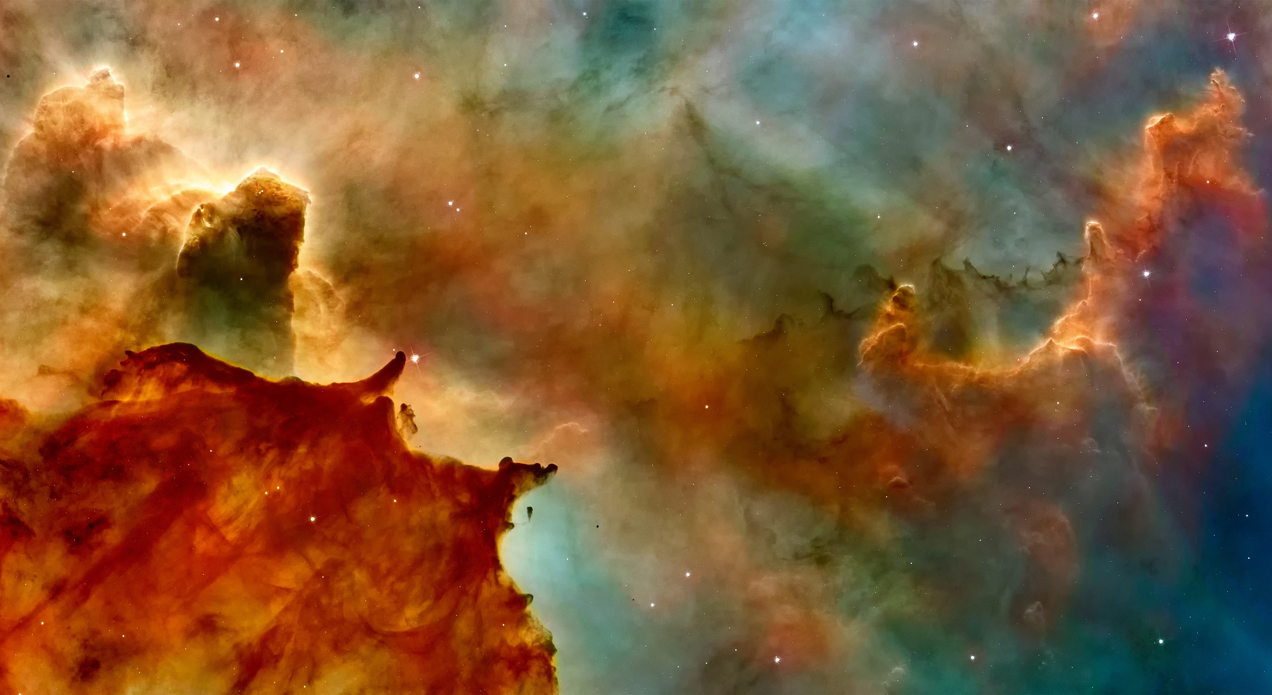 Wallpaper Deep space, Nebula, Stars, HD, Space, #7619