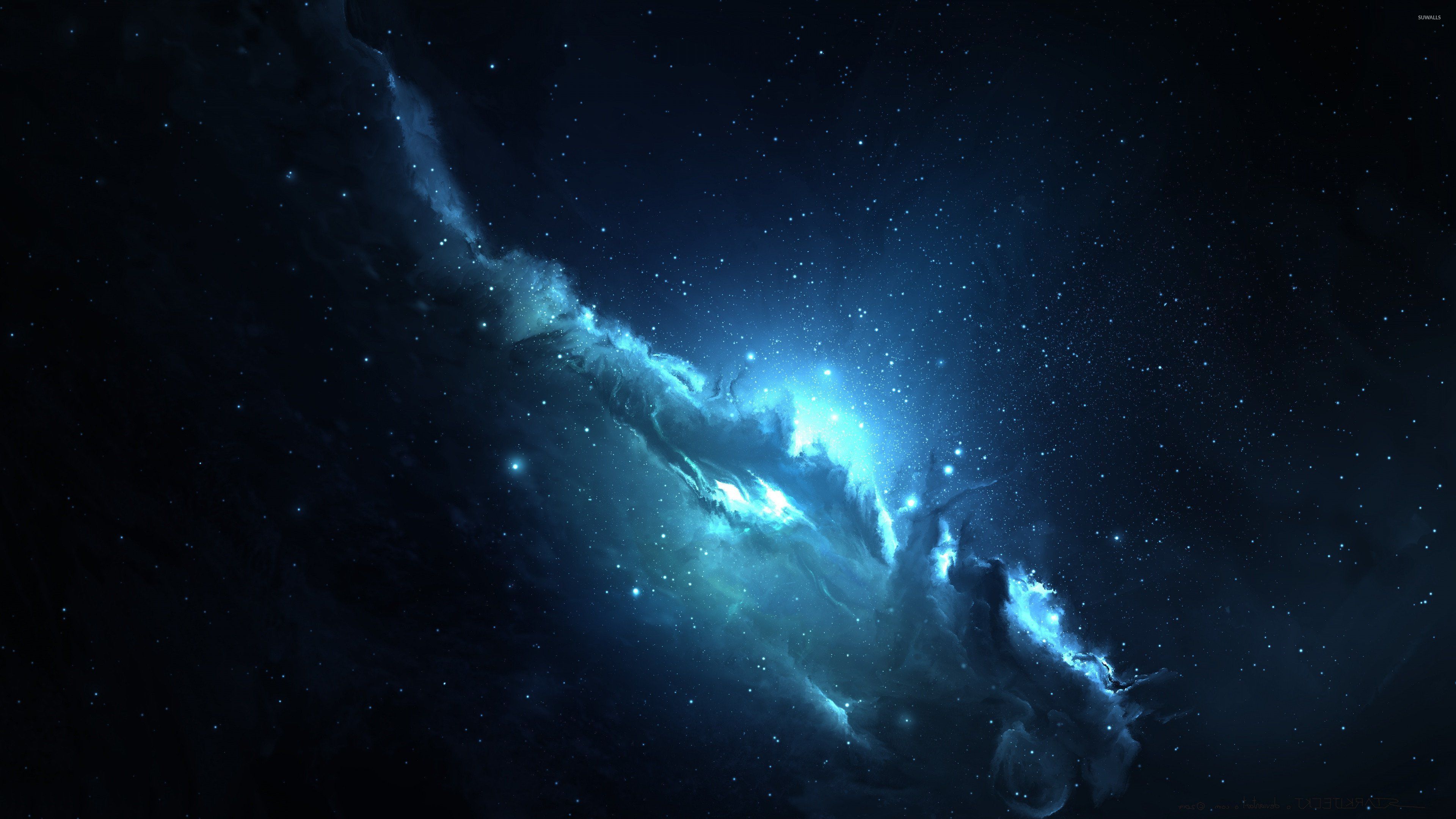 Blue nebula [3] wallpaper - Space wallpapers - #46192