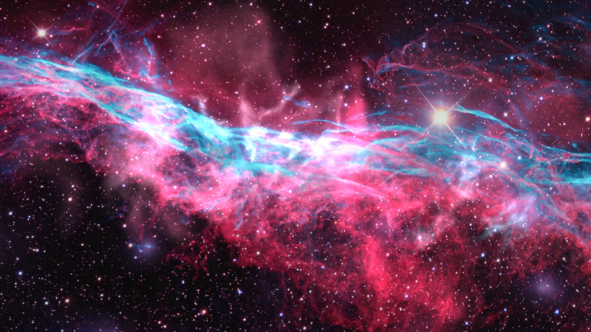 fly through outer space nebula and stars Motion Background - Videoblocks