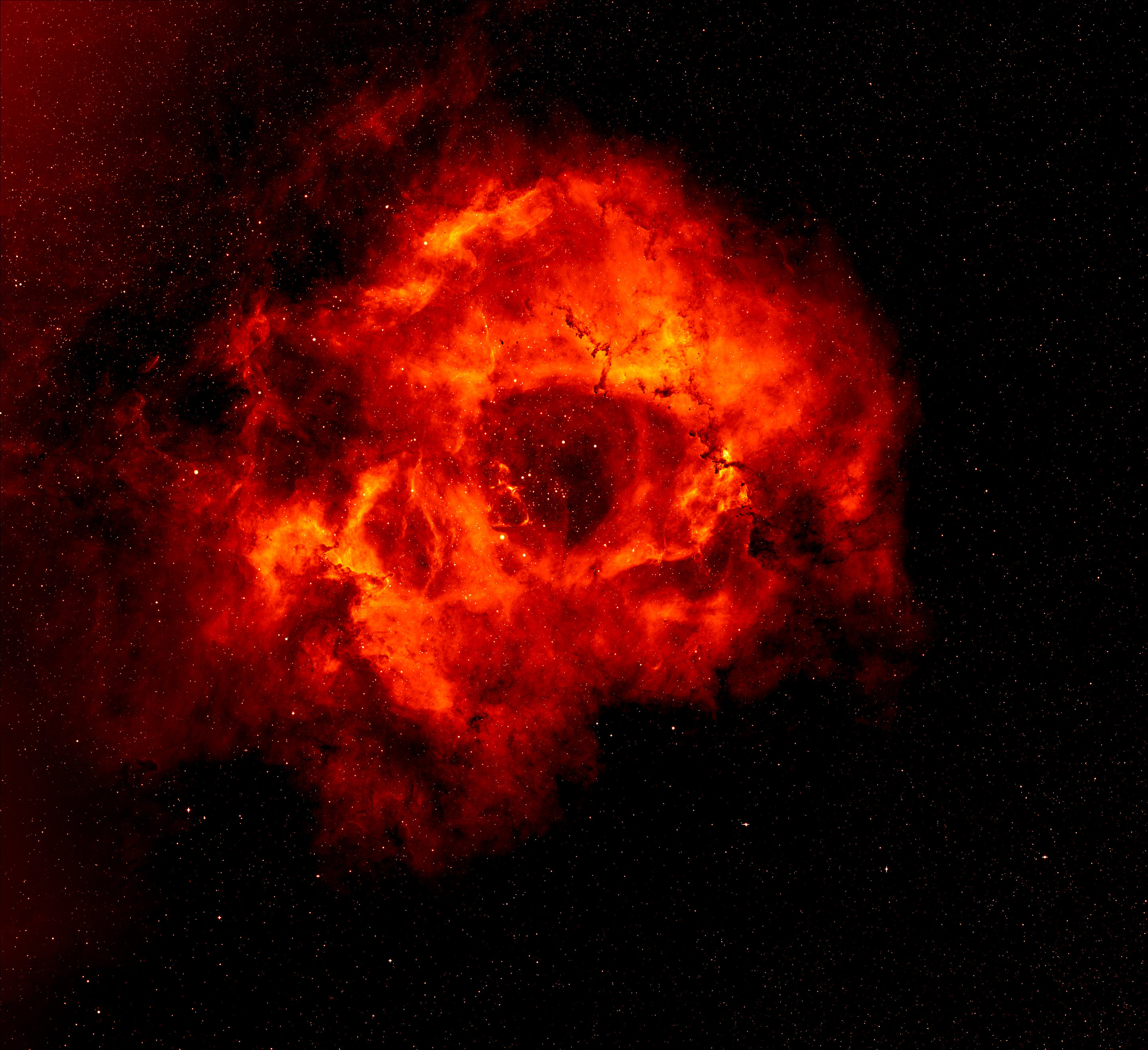 New models give insight into the heart of the Rosette Nebula