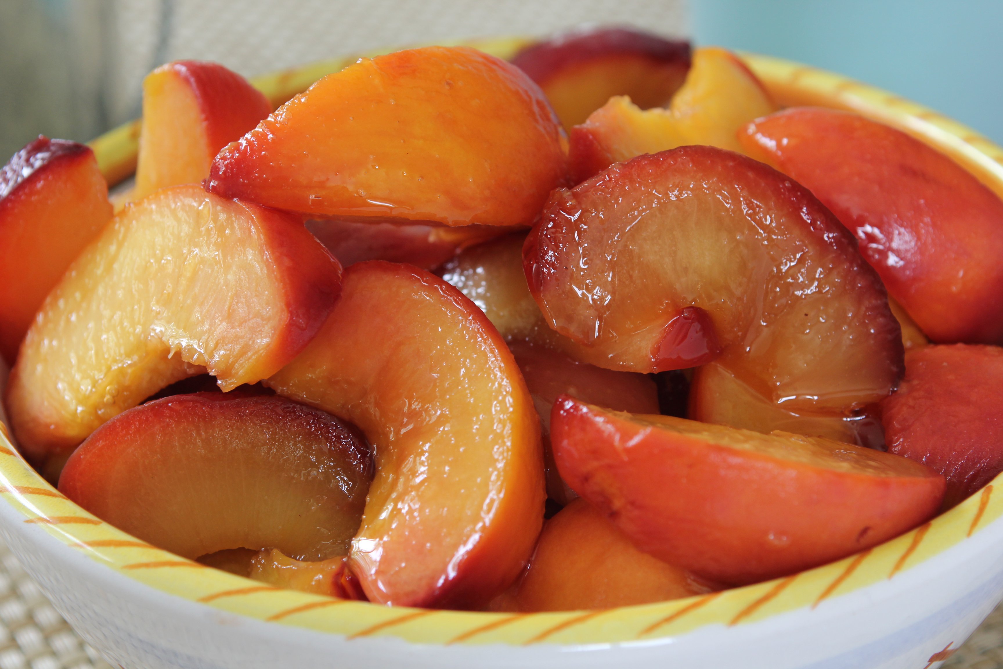 Peach, Nectarine, and Plum Compote with Thyme, Honey and Ginger ...