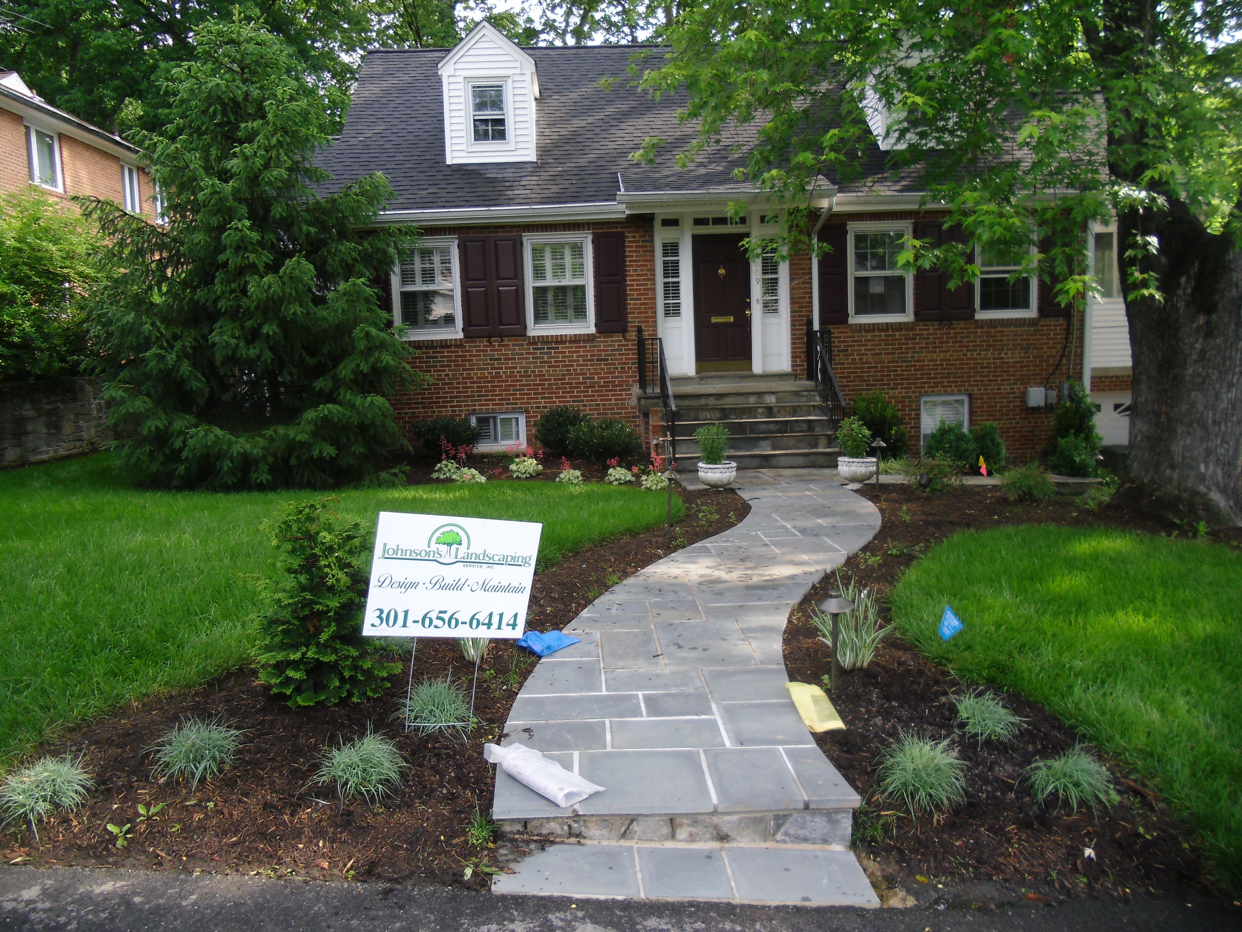 Show off your front #yard to your neighbors with a stone step ...