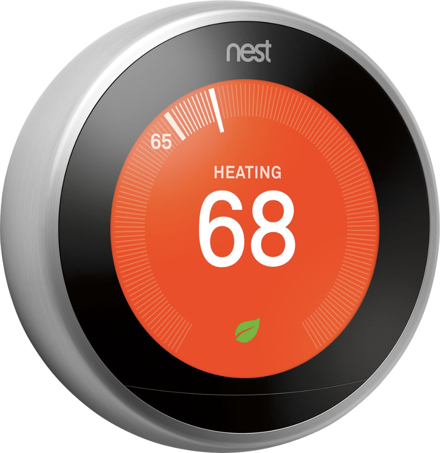 Nest Learning Thermostat - 3rd Generation Silver T3007ES - Best Buy