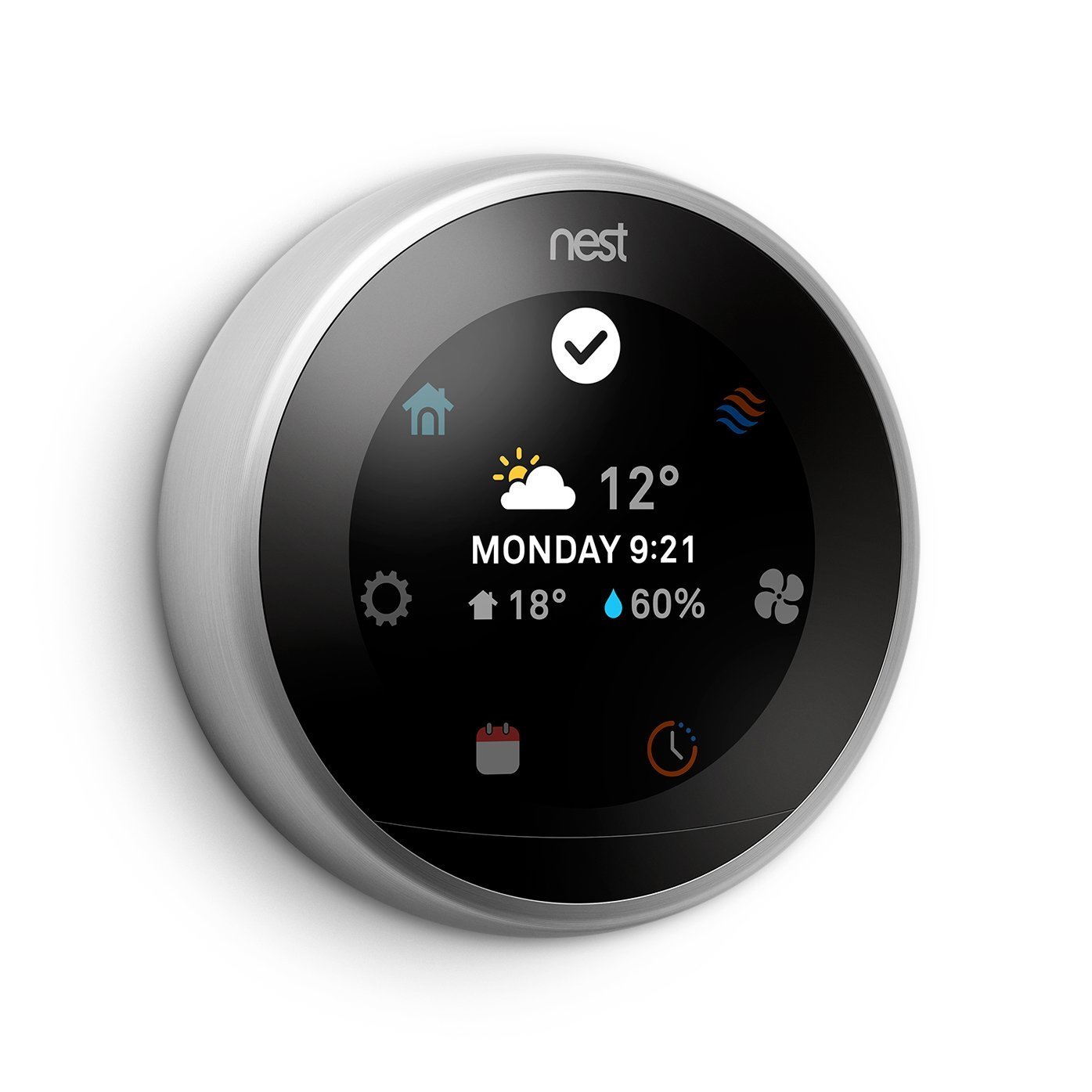 Nest Learning Thermostat, 3rd Generation (Works with Amazon Alexa ...