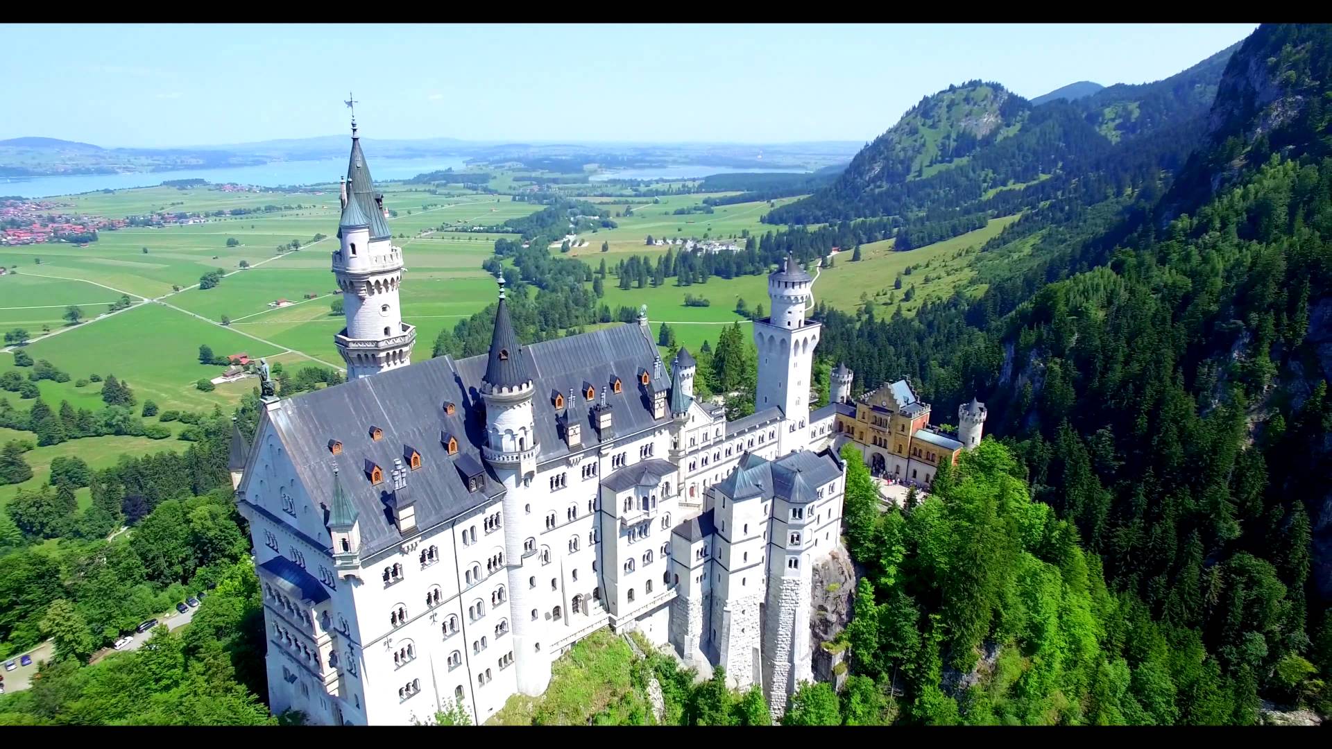 Neuschwanstein Castle Drone in 4K - YouTube