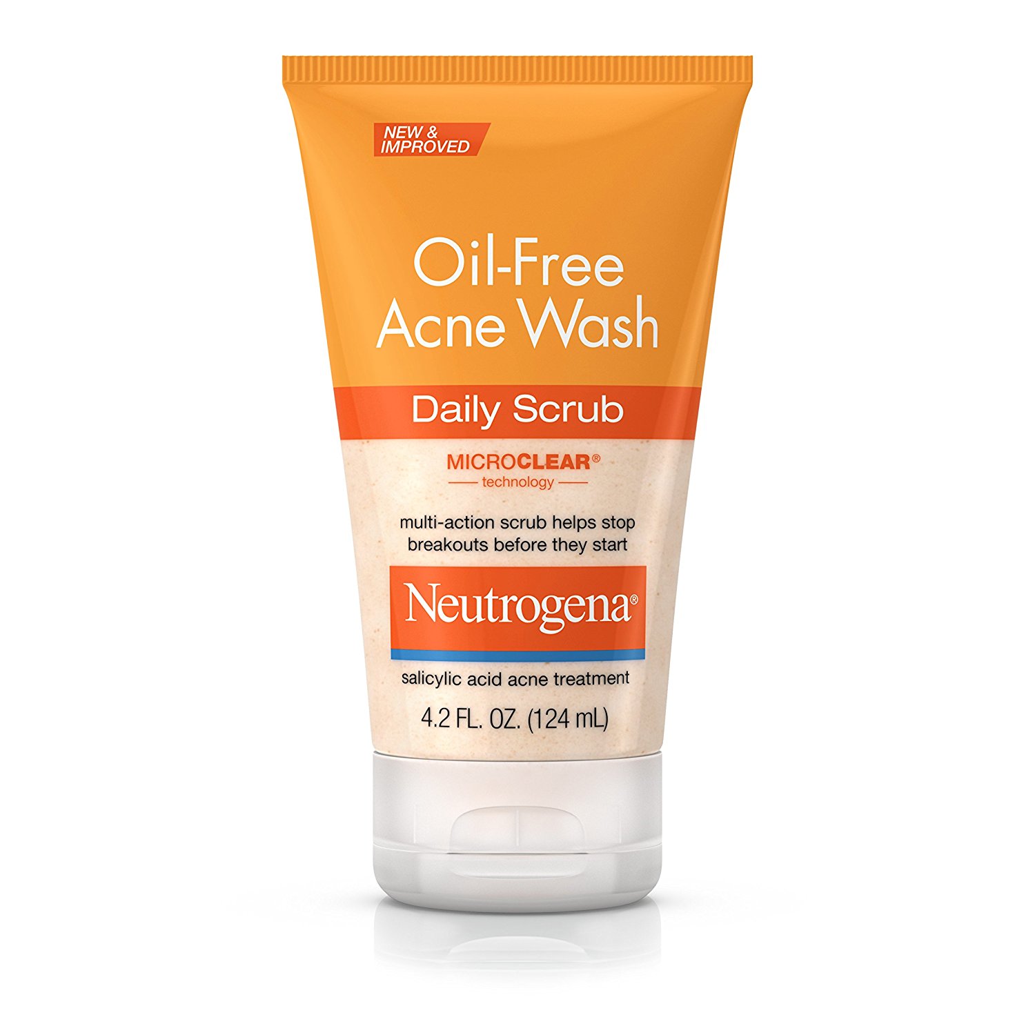 Amazon.com: Neutrogena Oil-Free Acne Face Wash Daily Scrub With ...